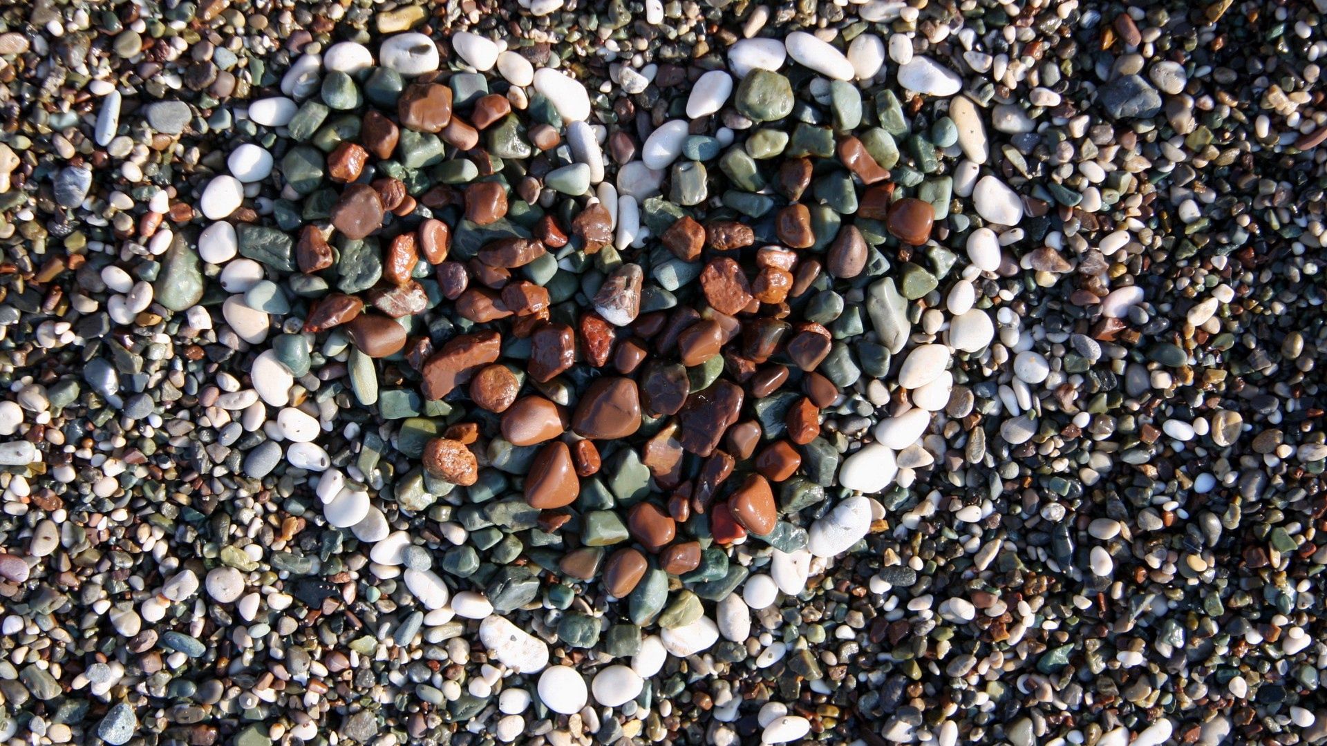 stones, macro, form, heart, nautical, maritime