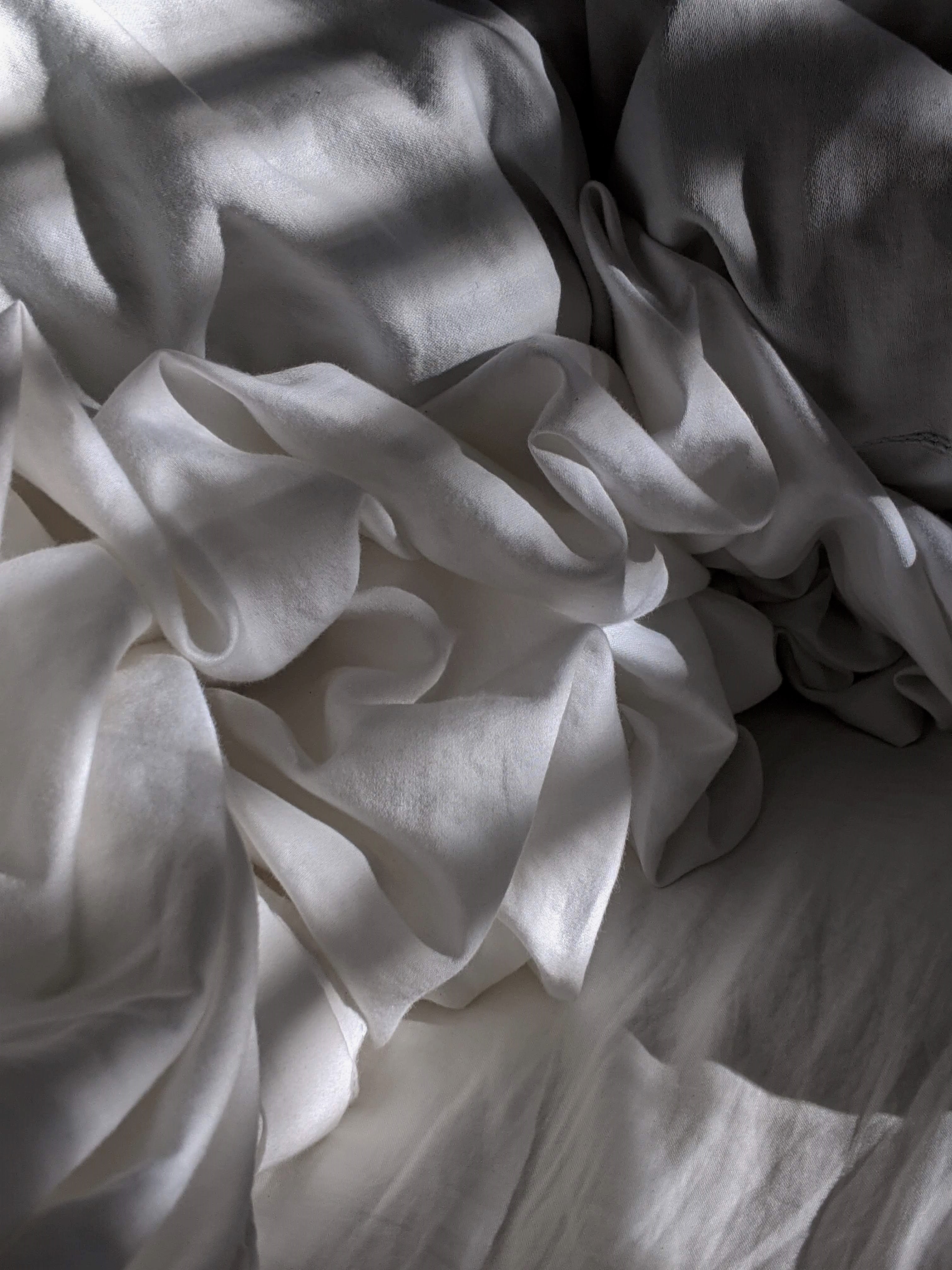 pleating, white, texture, textures, cloth, folds, bed