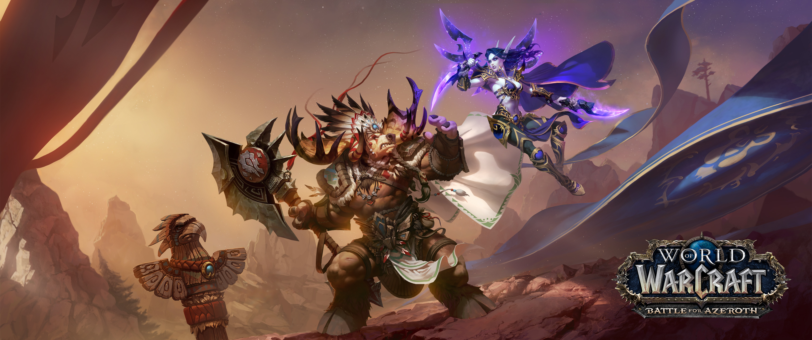 Скачати мобільні шпалери Відеогра, Світ Військового Мистецтва, World Of Warcraft: Битва За Азерот безкоштовно.