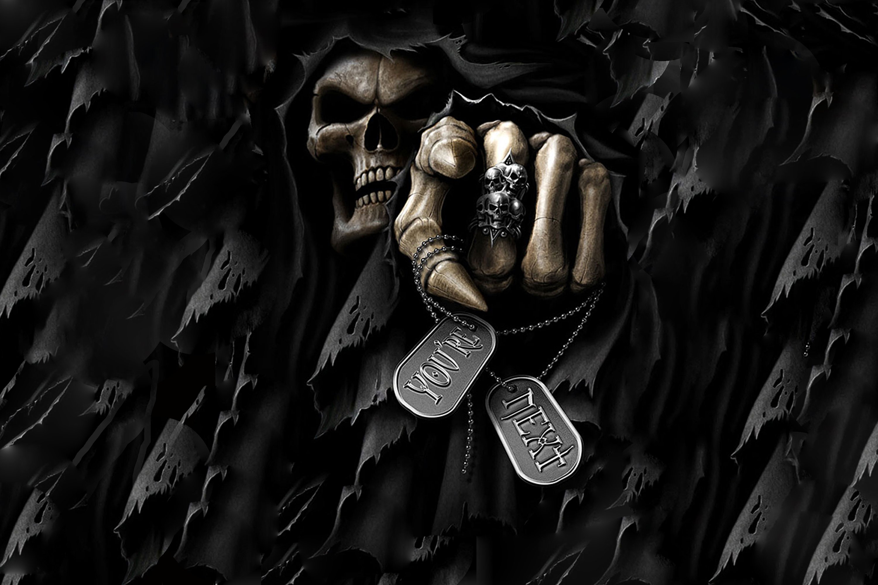 Download mobile wallpaper Dark, Creepy, Grim Reaper, Scary for free.