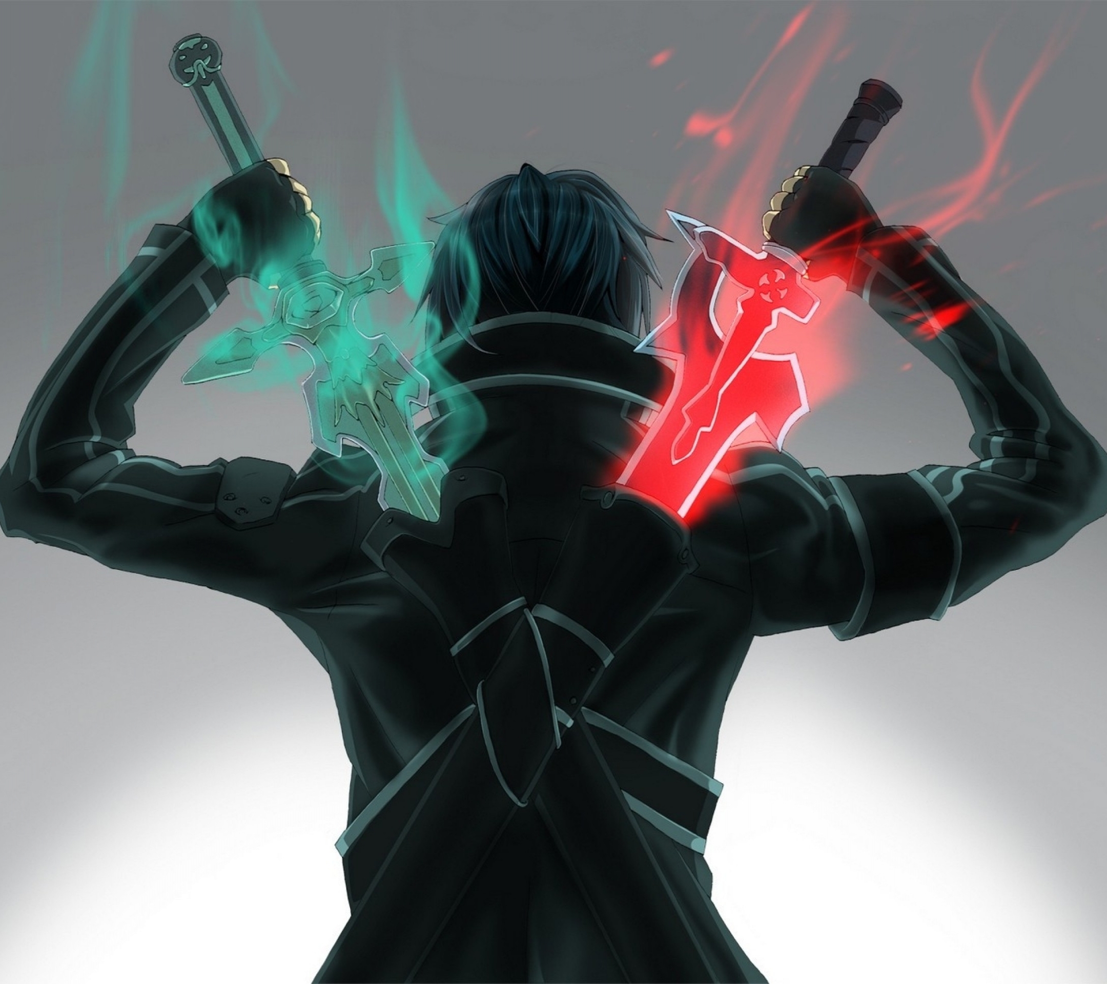 Descarga gratuita de fondo de pantalla para móvil de Sword Art Online, Guerrero, Espada, Animado, Kirito (Arte De Espada En Línea).