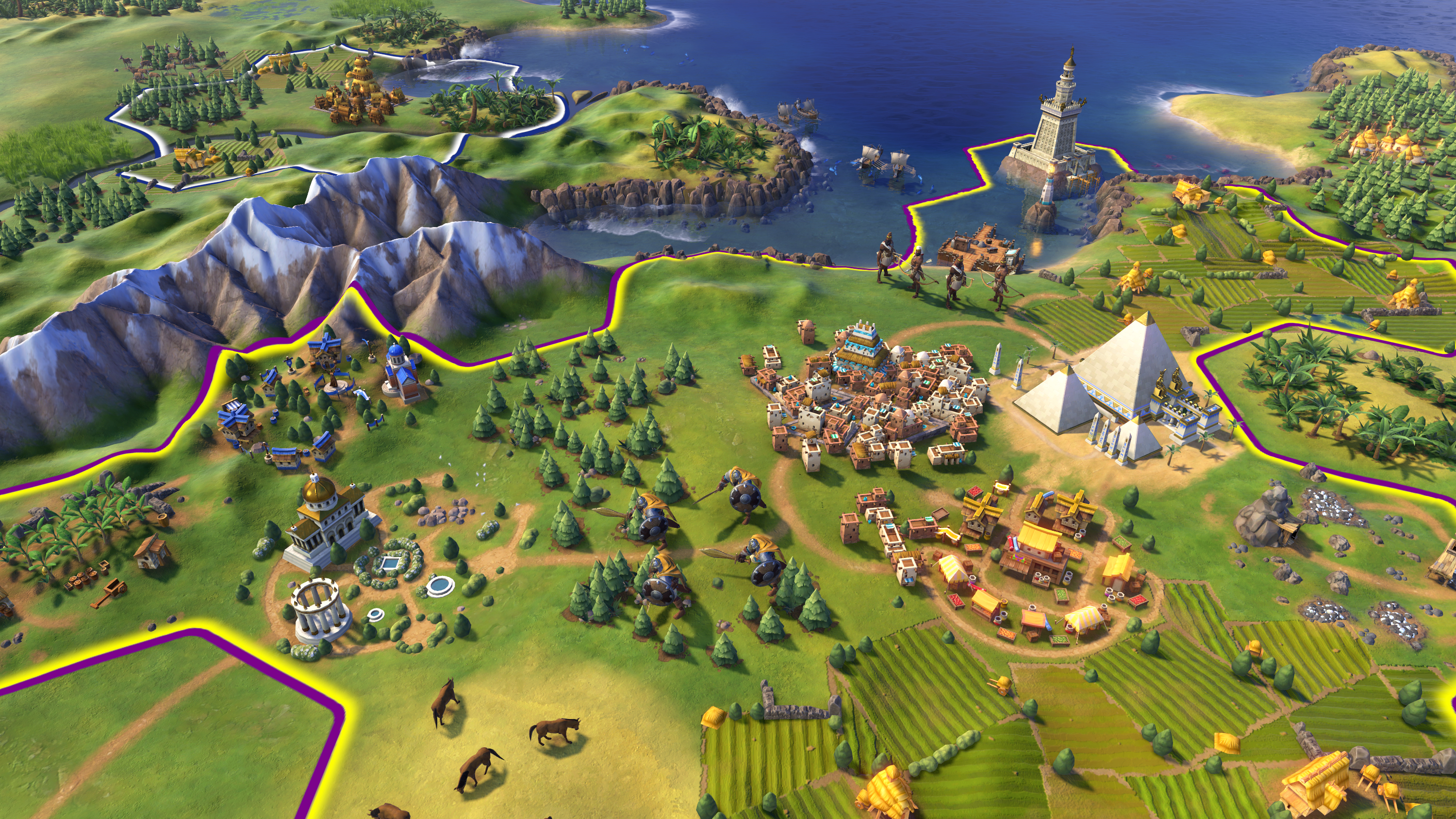 Laden Sie das Computerspiele, Civilization, Civilization Vi-Bild kostenlos auf Ihren PC-Desktop herunter