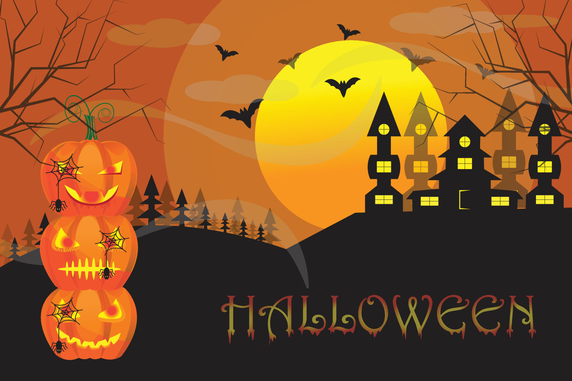 Handy-Wallpaper Feiertage, Halloween, Jack O' Laterne kostenlos herunterladen.
