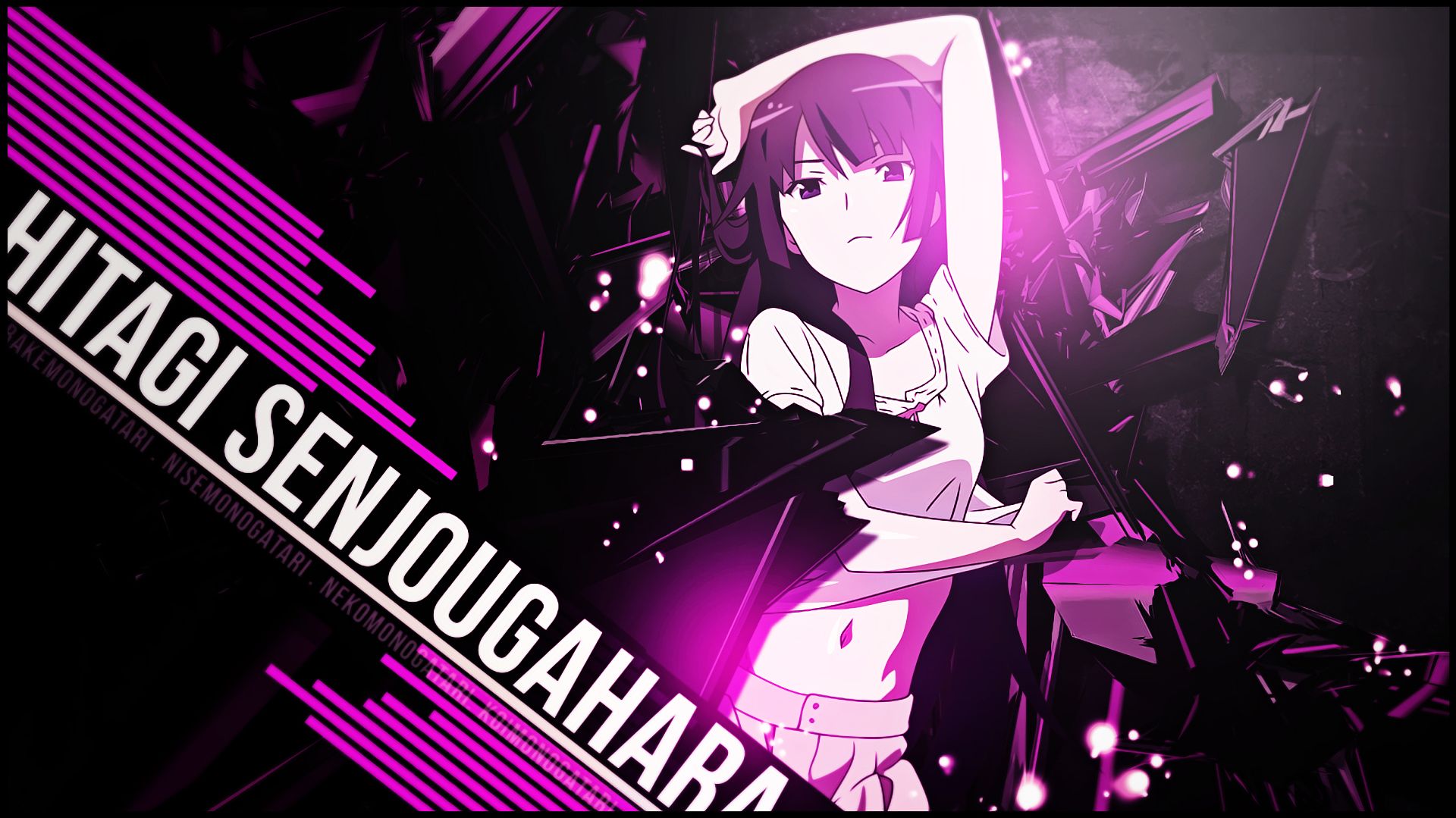 Téléchargez gratuitement l'image Animé, Monogatari (Série), Hitagi Senjogahara sur le bureau de votre PC