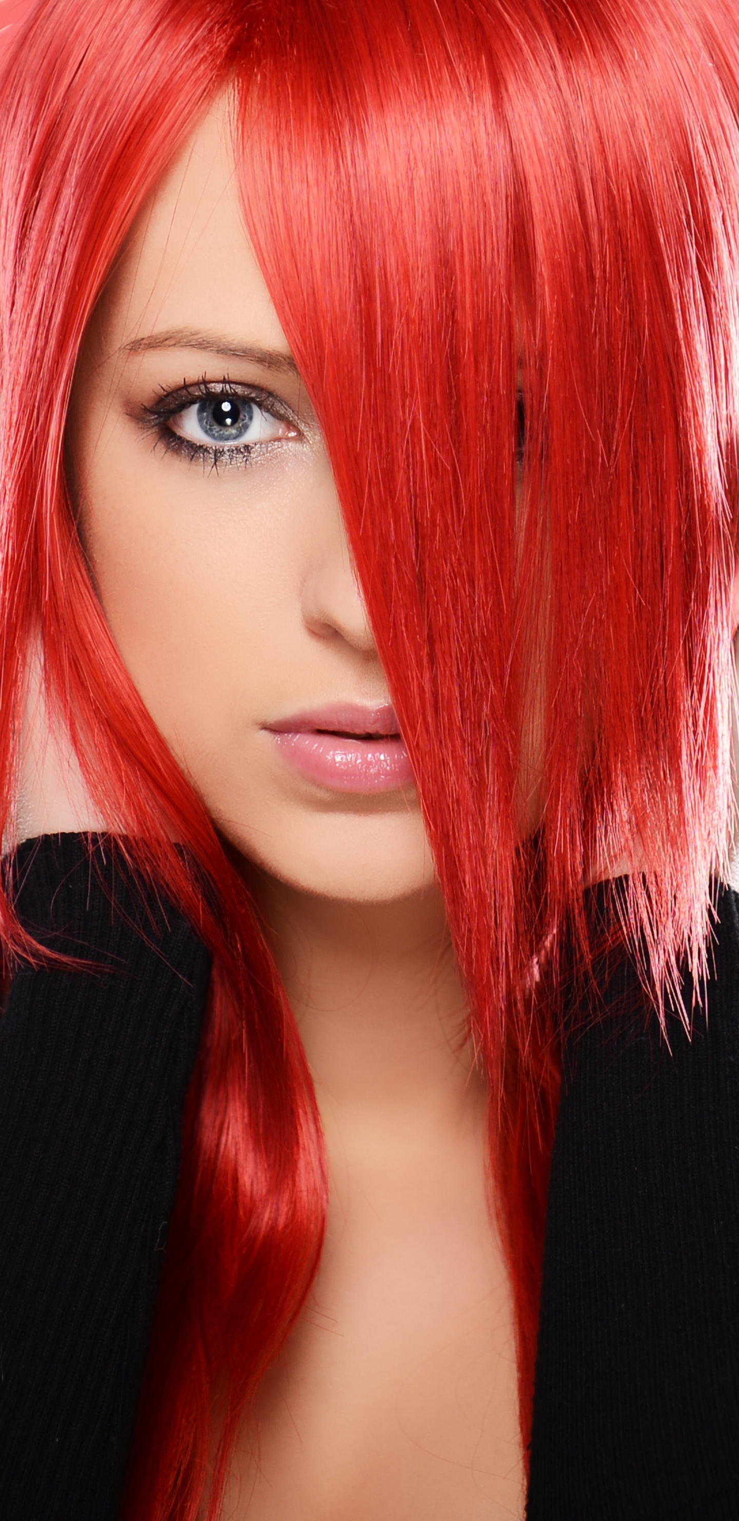 Download mobile wallpaper Face, Model, Women, Red Hair for free.