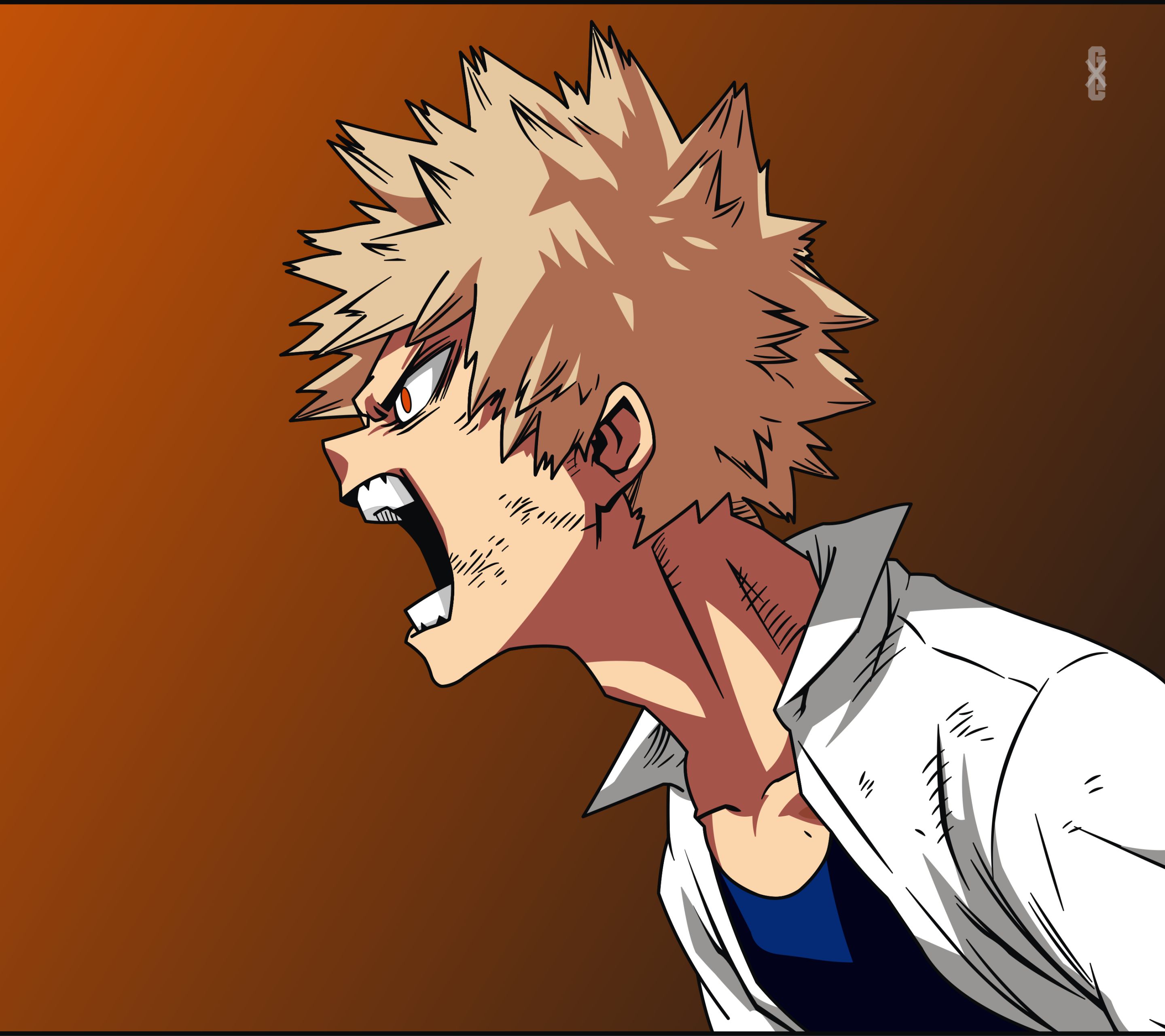 Téléchargez des papiers peints mobile Animé, Katsuki Bakugou, My Hero Academia gratuitement.