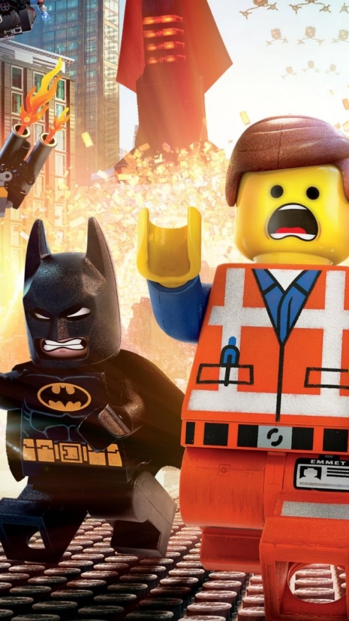 Скачати мобільні шпалери Космос, Бетмен, Лего, Фільм, Бізнес, Еммет (The Lego Movie), Lego Фільм безкоштовно.