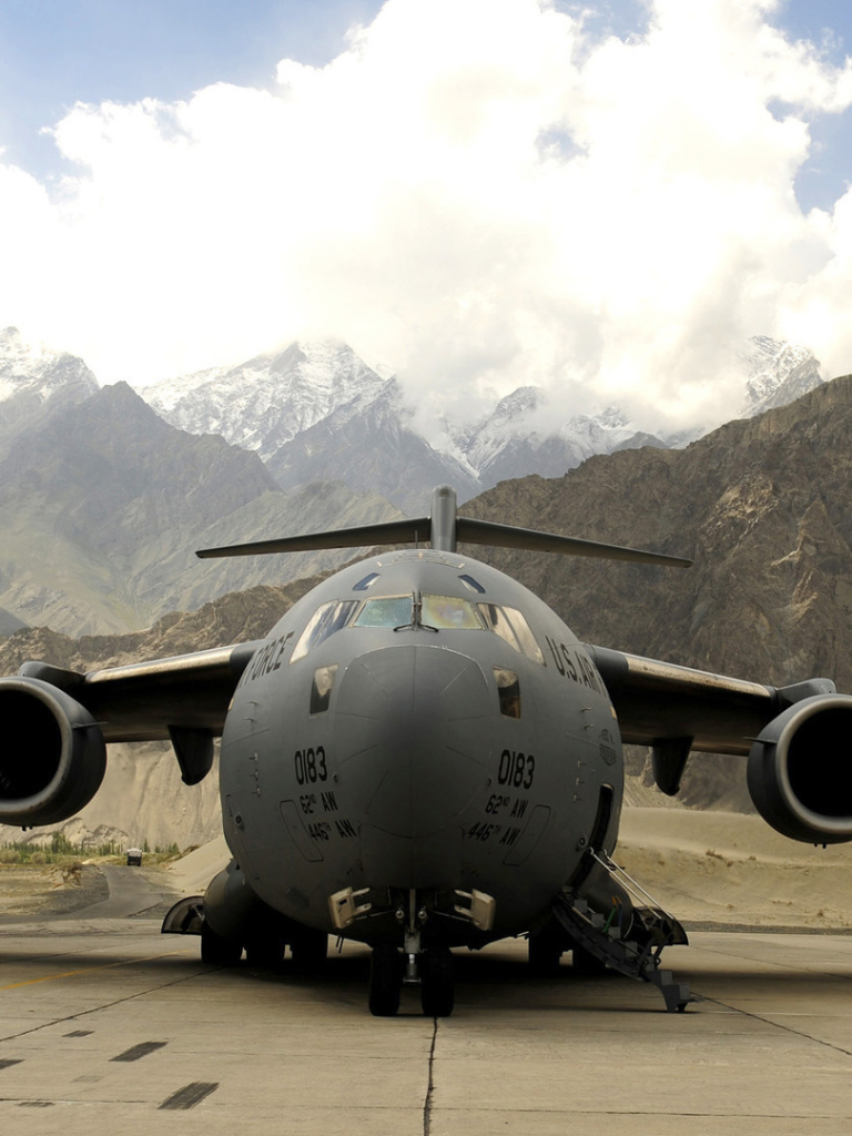 Скачати мобільні шпалери Військовий, Boeing C 17 Globemaster Iii, Військово Транспортний Літак безкоштовно.