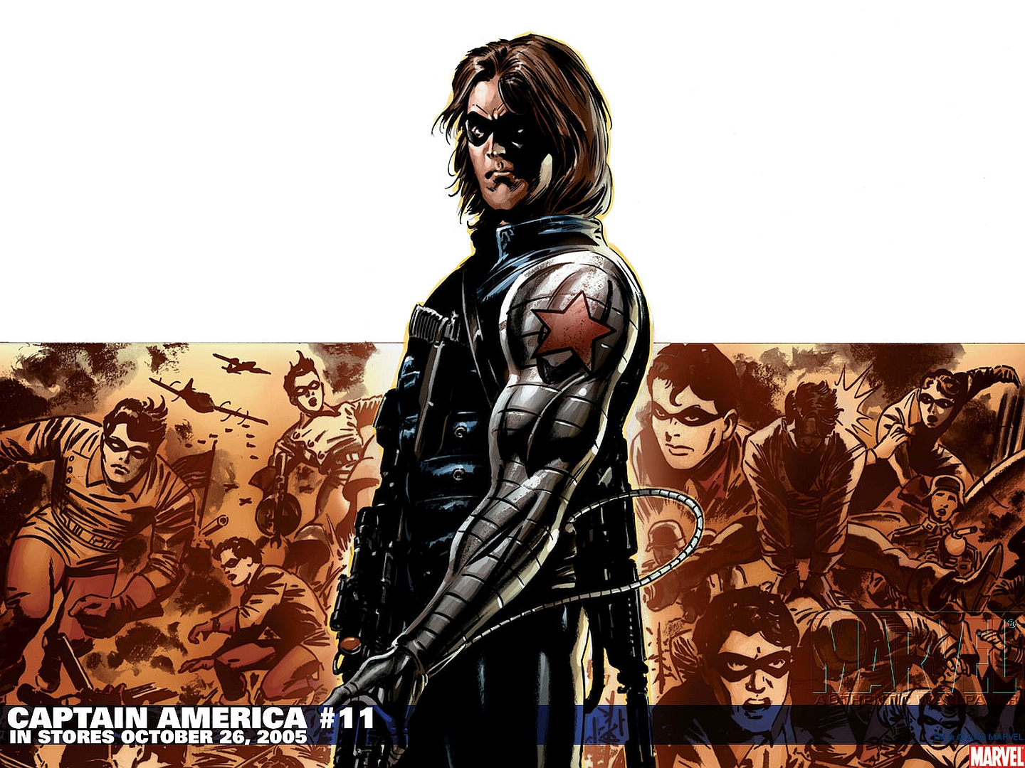 Baixar papel de parede para celular de Capitão América, História Em Quadrinhos, Soldado Do Inverno gratuito.