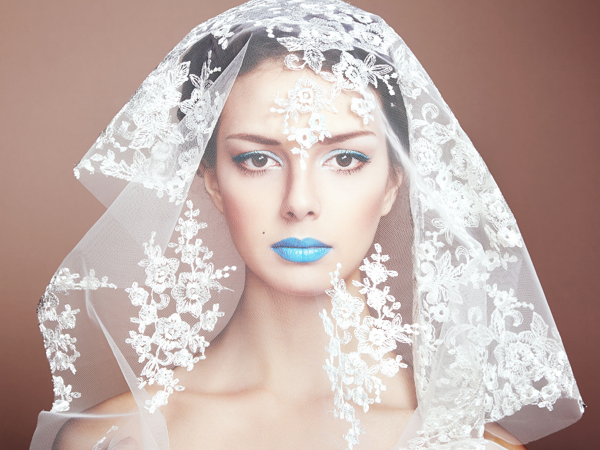 Free download wallpaper Veil, Face, Model, Women, Lipstick on your PC desktop