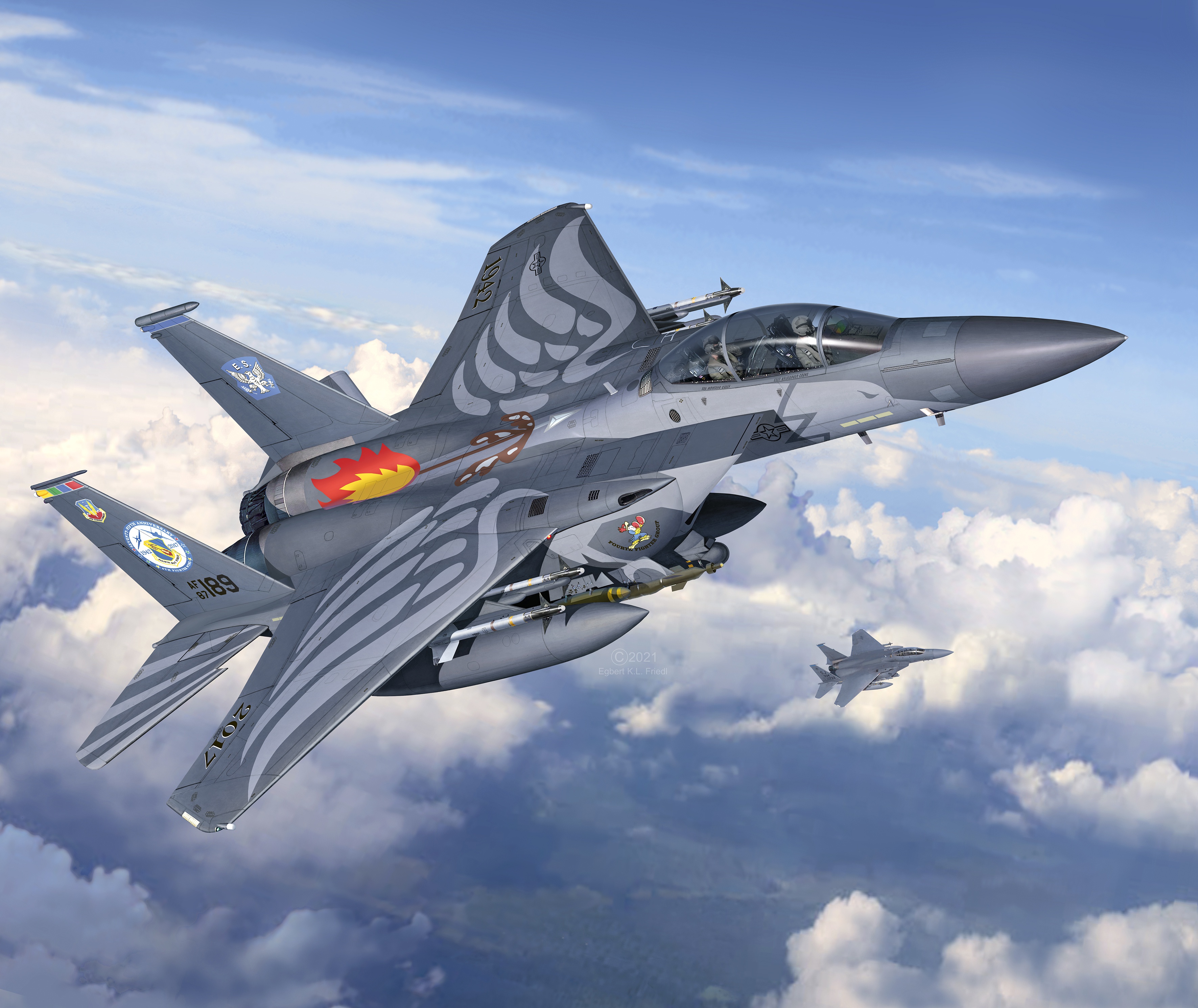 Laden Sie das Militär, Düsenjäger, Kampfjets, Kampfflugzeug, Mcdonnell Douglas F 15E Strike Eagle-Bild kostenlos auf Ihren PC-Desktop herunter