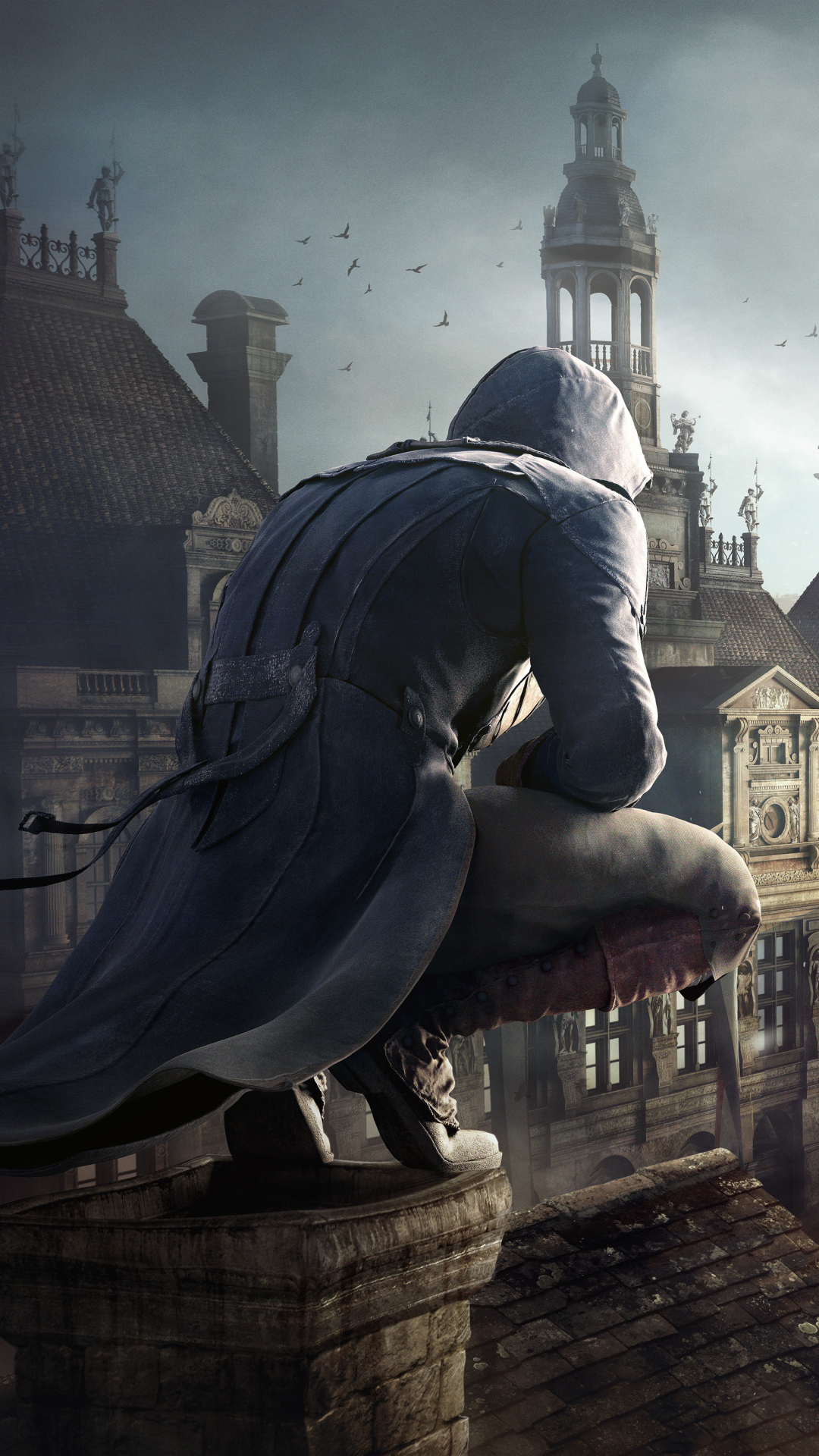 Скачати мобільні шпалери Assassin's Creed: Unity, Кредо Вбивці, Відеогра безкоштовно.
