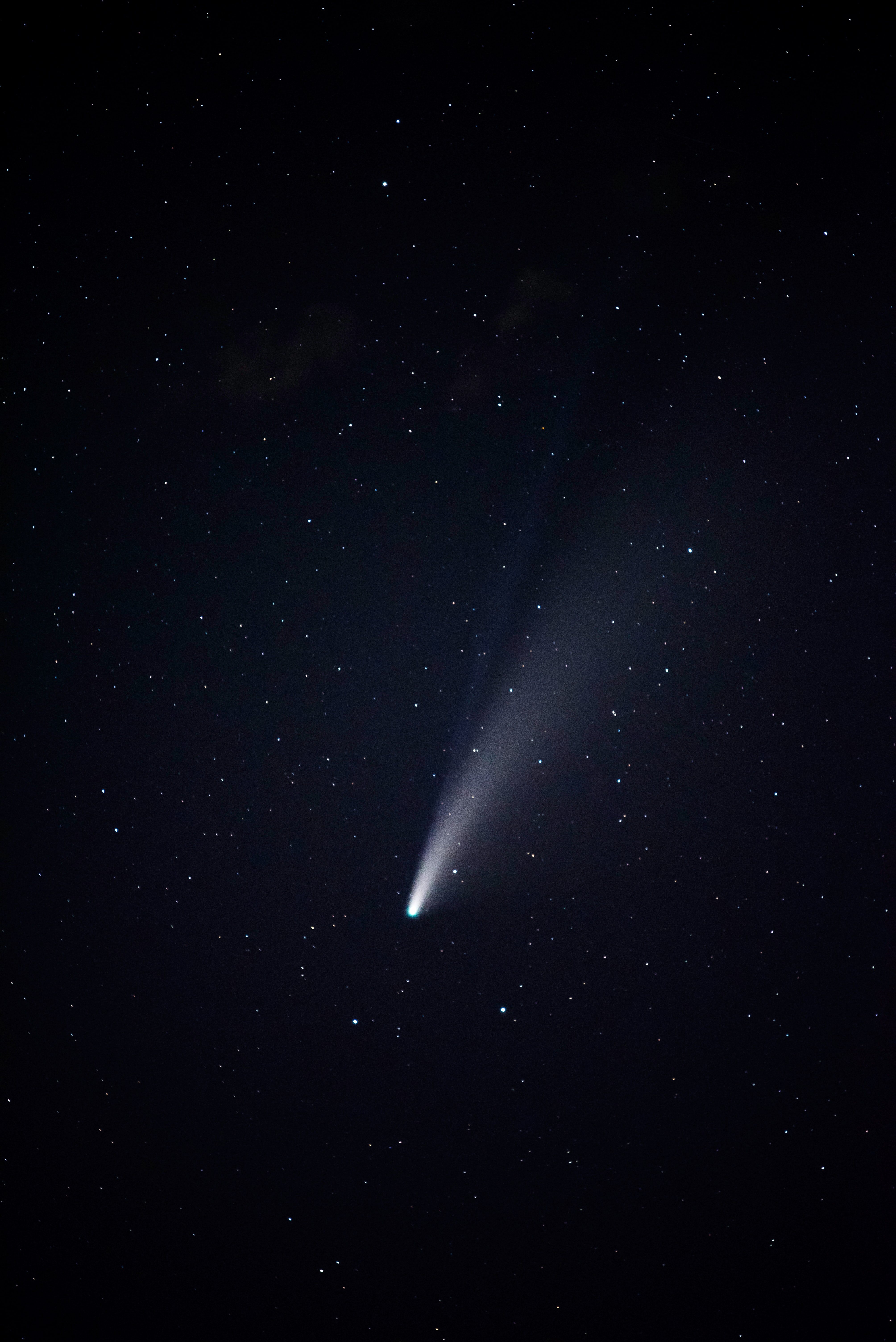 154440 скачать обои комета, метеорит, небо, звездное небо, космос, свечение - заставки и картинки бесплатно