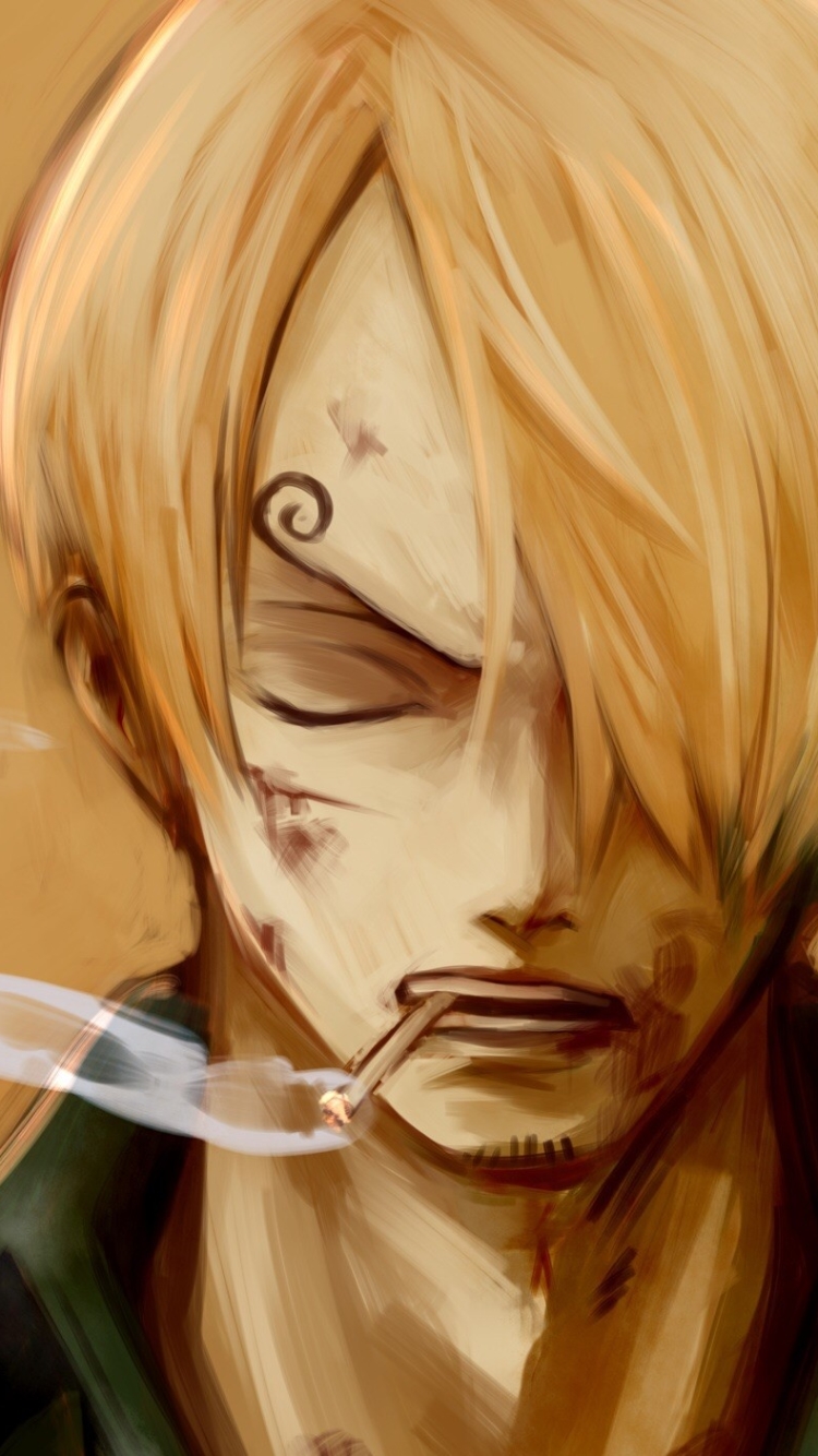 Handy-Wallpaper Pirat, Animes, One Piece, Sanji (Einteiler), Zigarette kostenlos herunterladen.