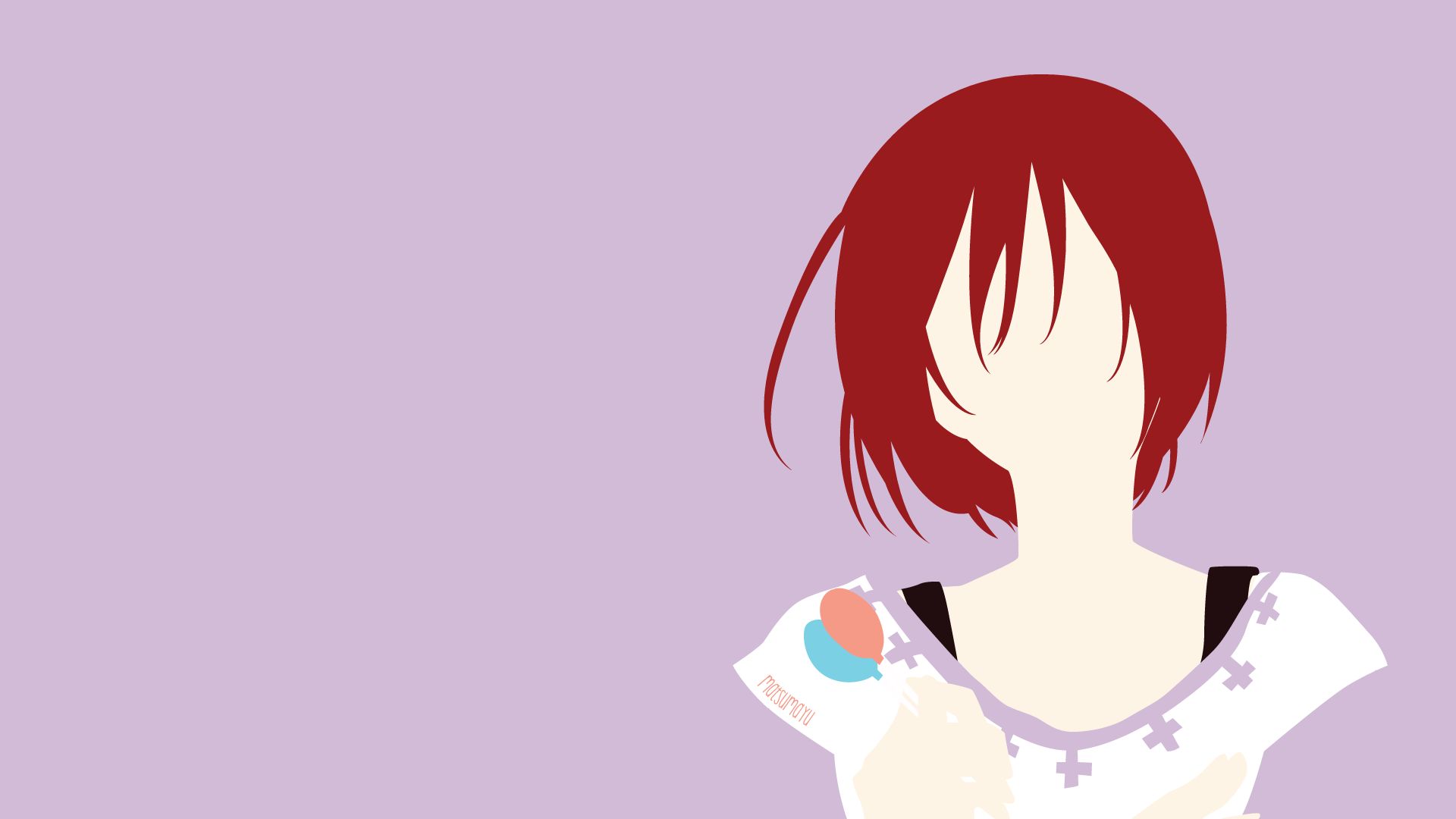 anime, the seven deadly sins, gowther (the seven deadly sins), minimalist, red hair
