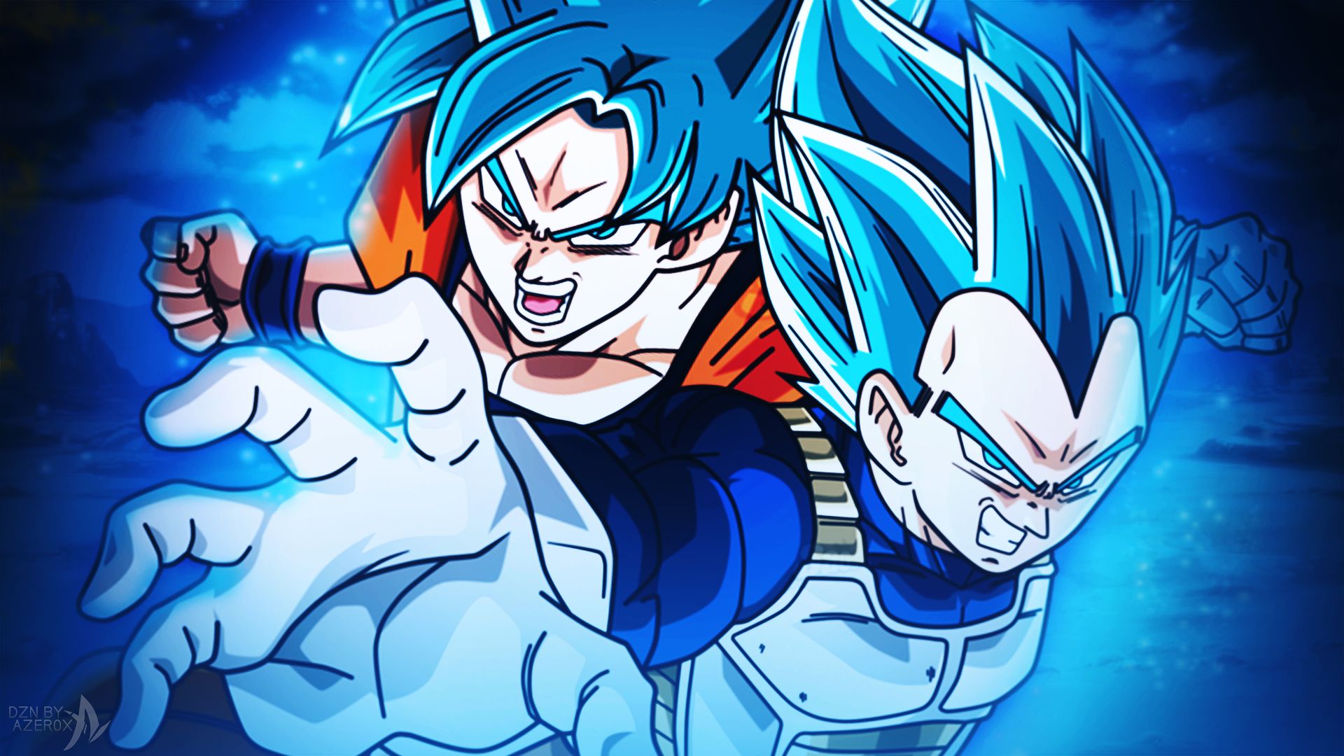 Baixar papel de parede para celular de Anime, Goku, Dragon Ball, Vegeta (Dragon Ball), Dragon Ball Super gratuito.