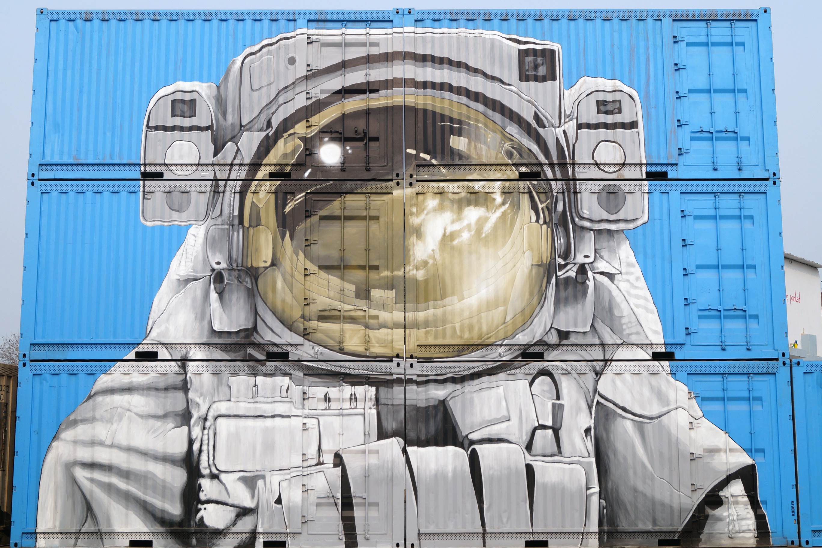 Handy-Wallpaper Graffiti, Astronaut, Künstlerisch kostenlos herunterladen.