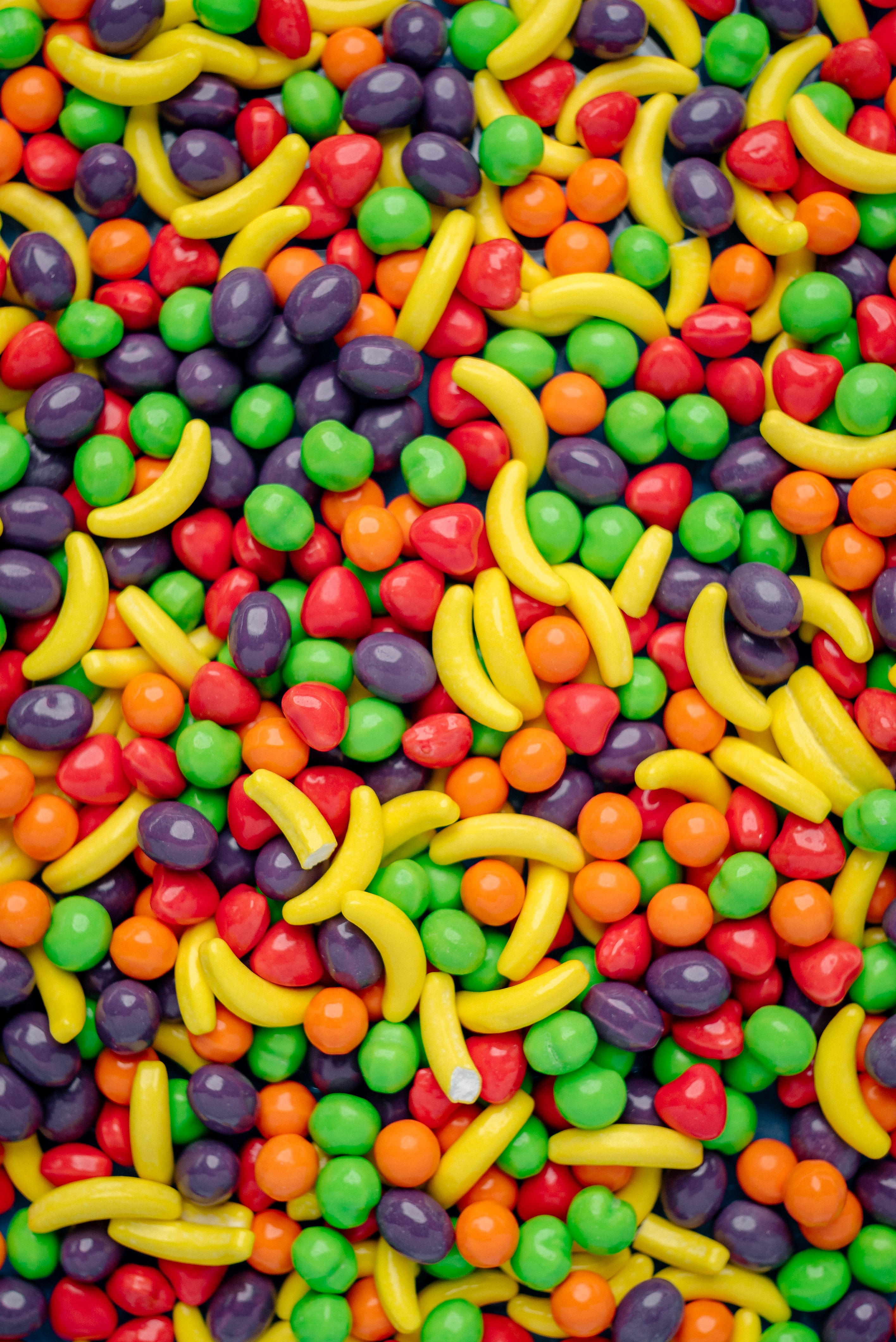 112789 скачать картинку конфеты, еда, разноцветный, сладость, драже - обои и заставки бесплатно