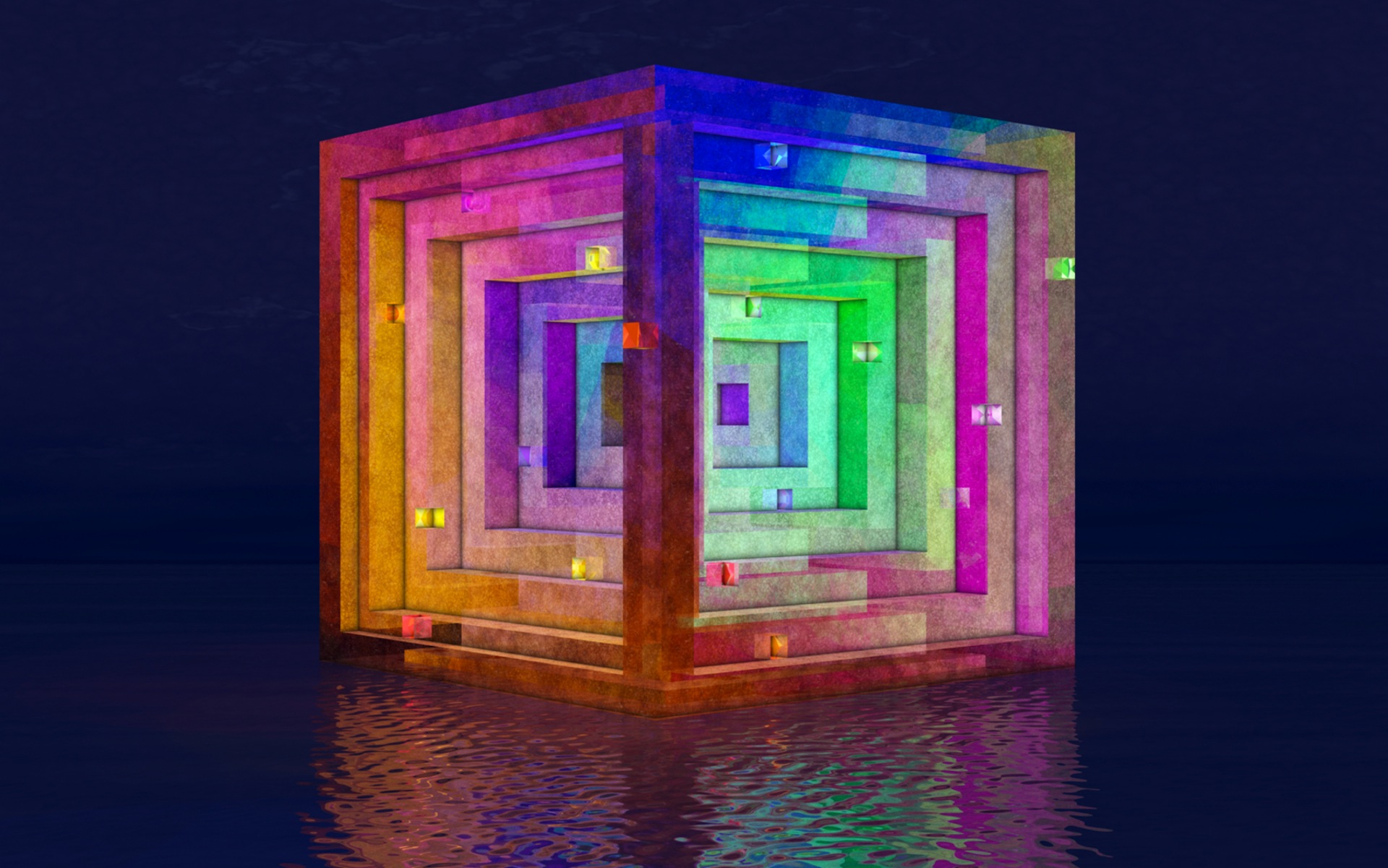Baixar papel de parede para celular de Cubo, 3D, Cgi, Abstrato gratuito.