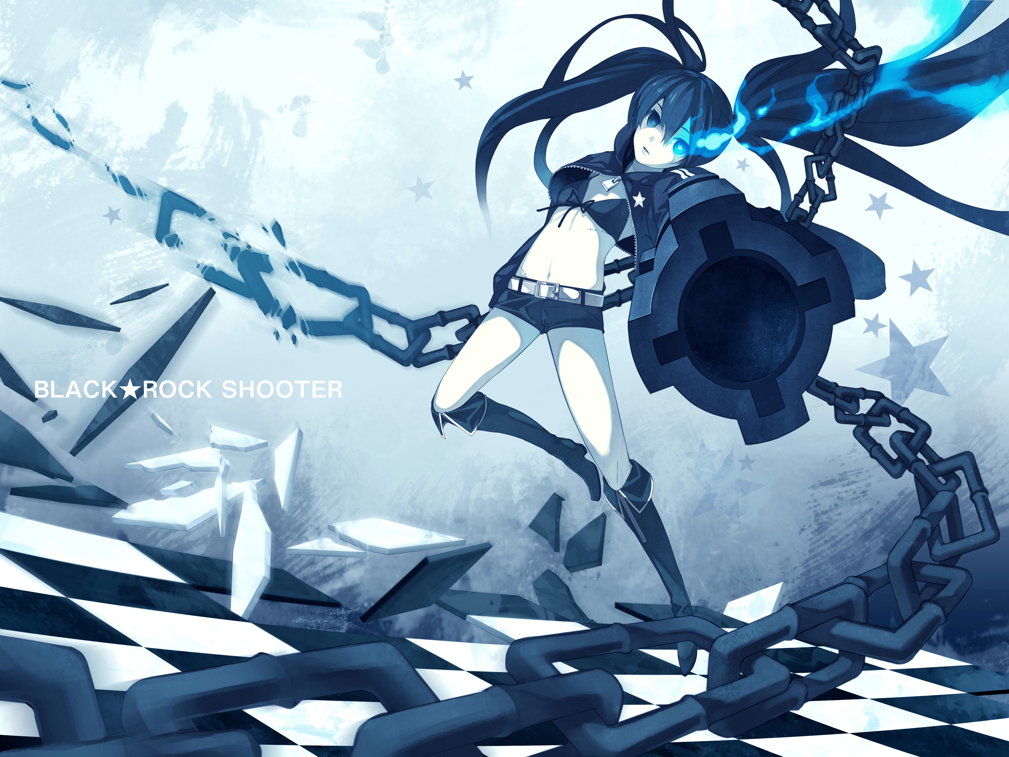 Download mobile wallpaper Anime, Black Rock Shooter for free.