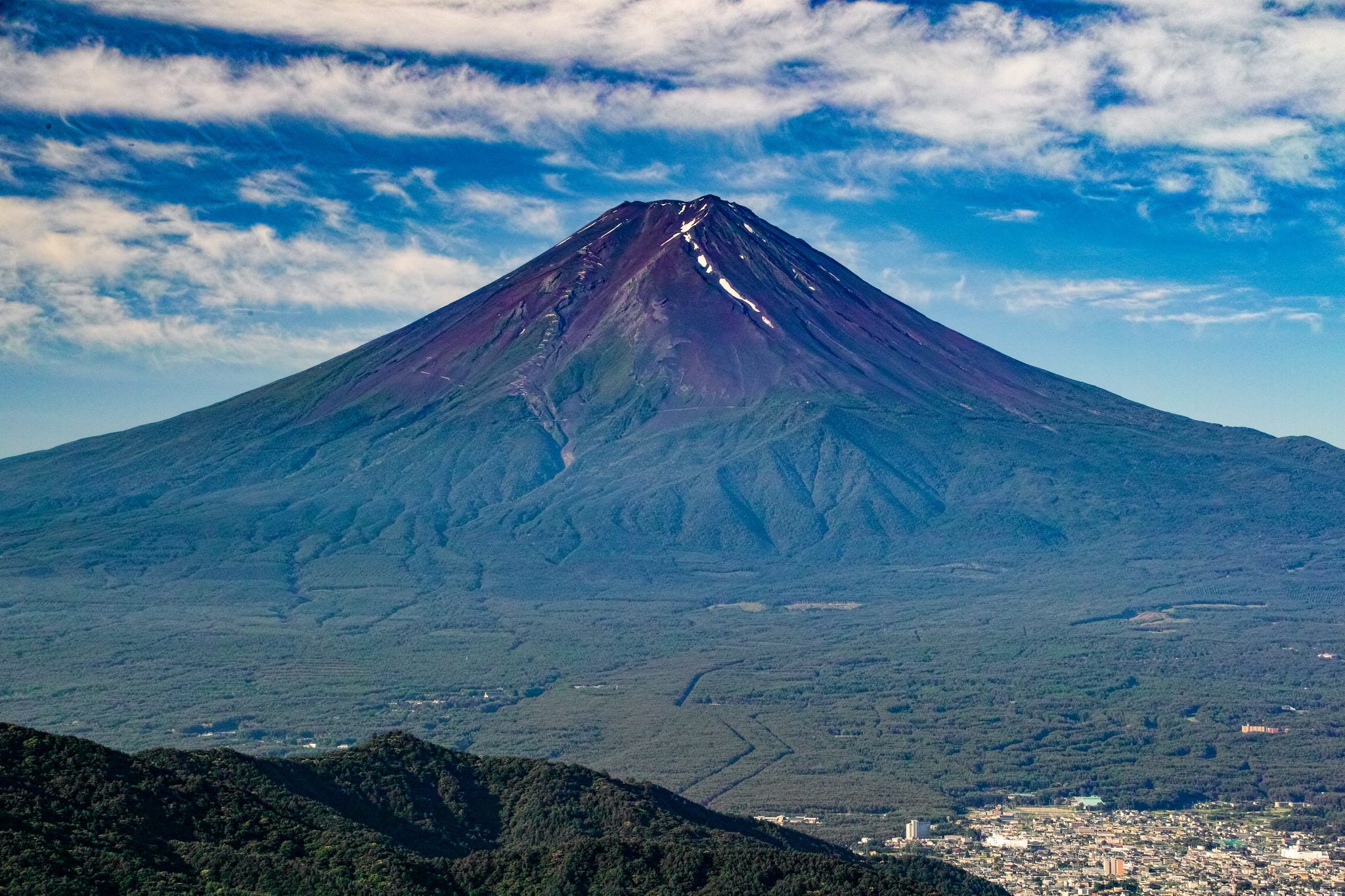Download mobile wallpaper Landscape, Nature, Mountain, Earth, Japan, Volcano, Mount Fuji, Volcanoes for free.