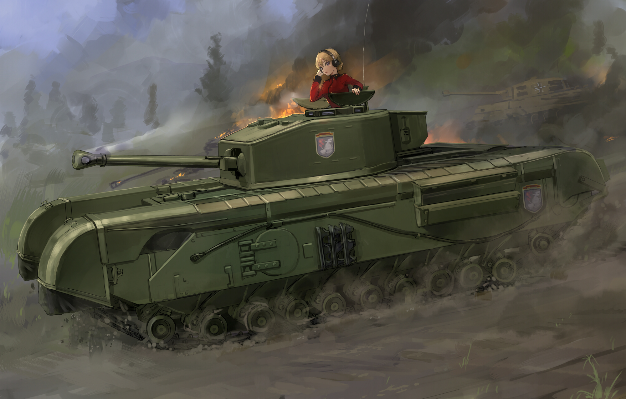 768843 Protetores de tela e papéis de parede Girls Und Panzer em seu telefone. Baixe  fotos gratuitamente