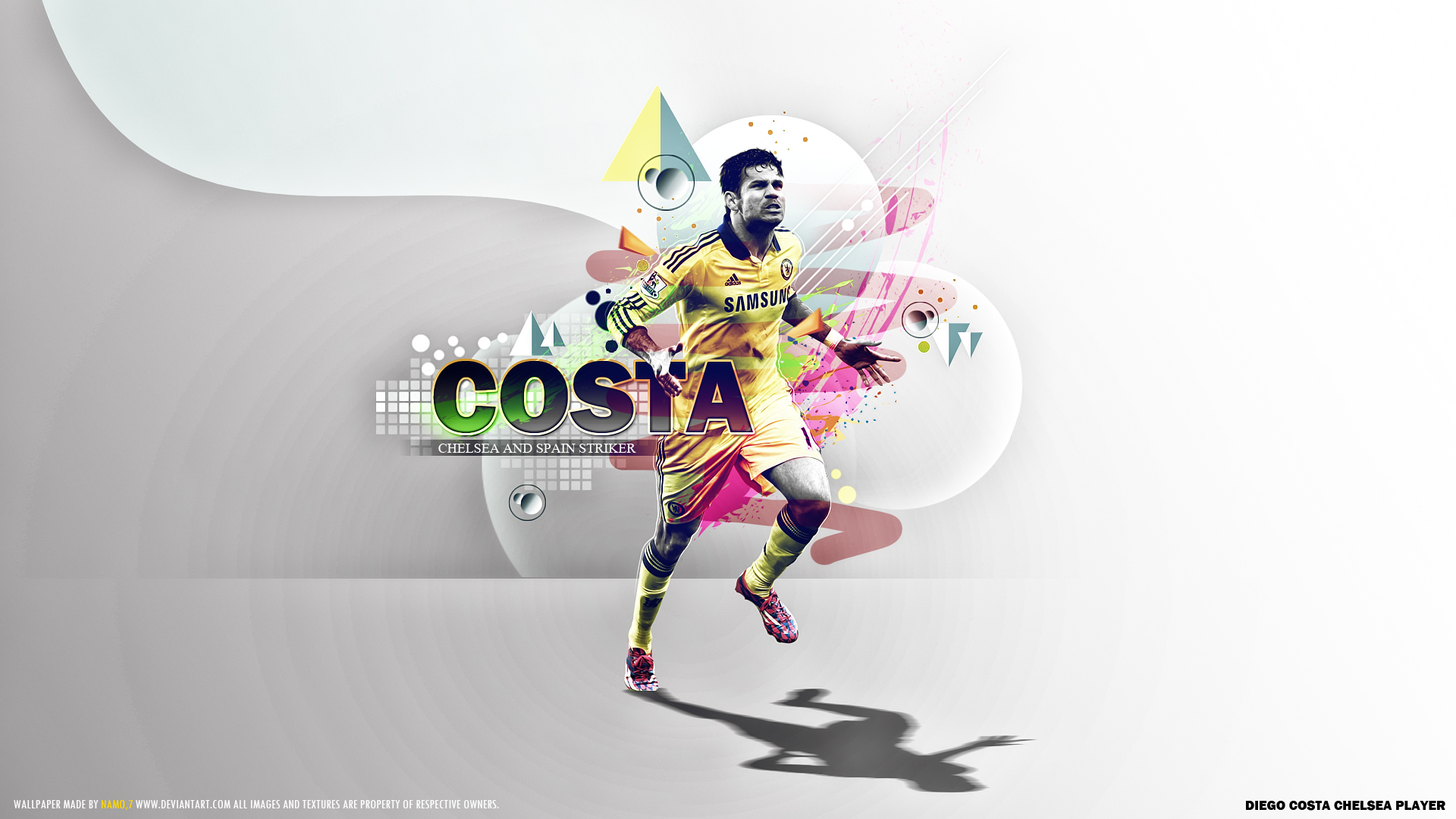 Handy-Wallpaper Sport, Fußball, Chelsea Fc, Diego Costa kostenlos herunterladen.