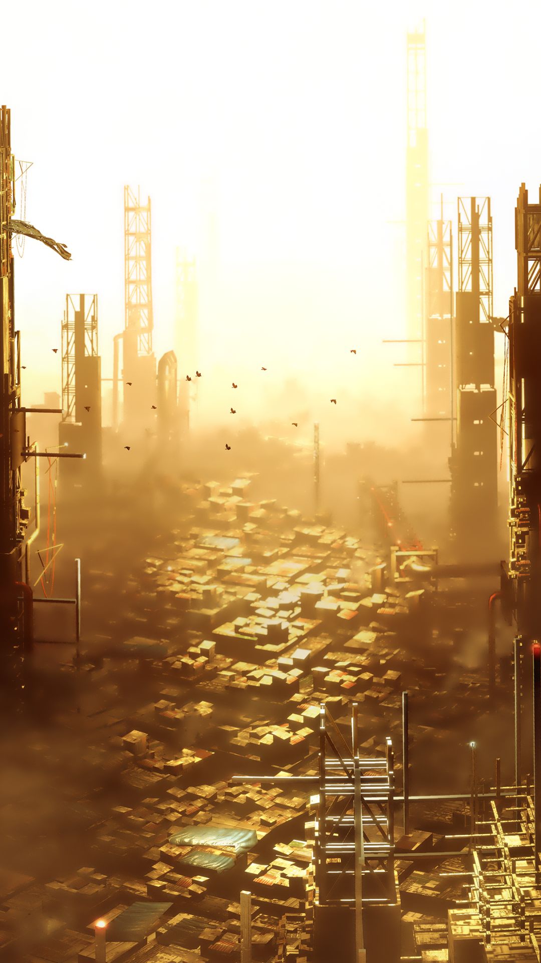 Скачати мобільні шпалери Місто, Відеогра, Deus Ex, Deus Ex: Людство Розділене безкоштовно.