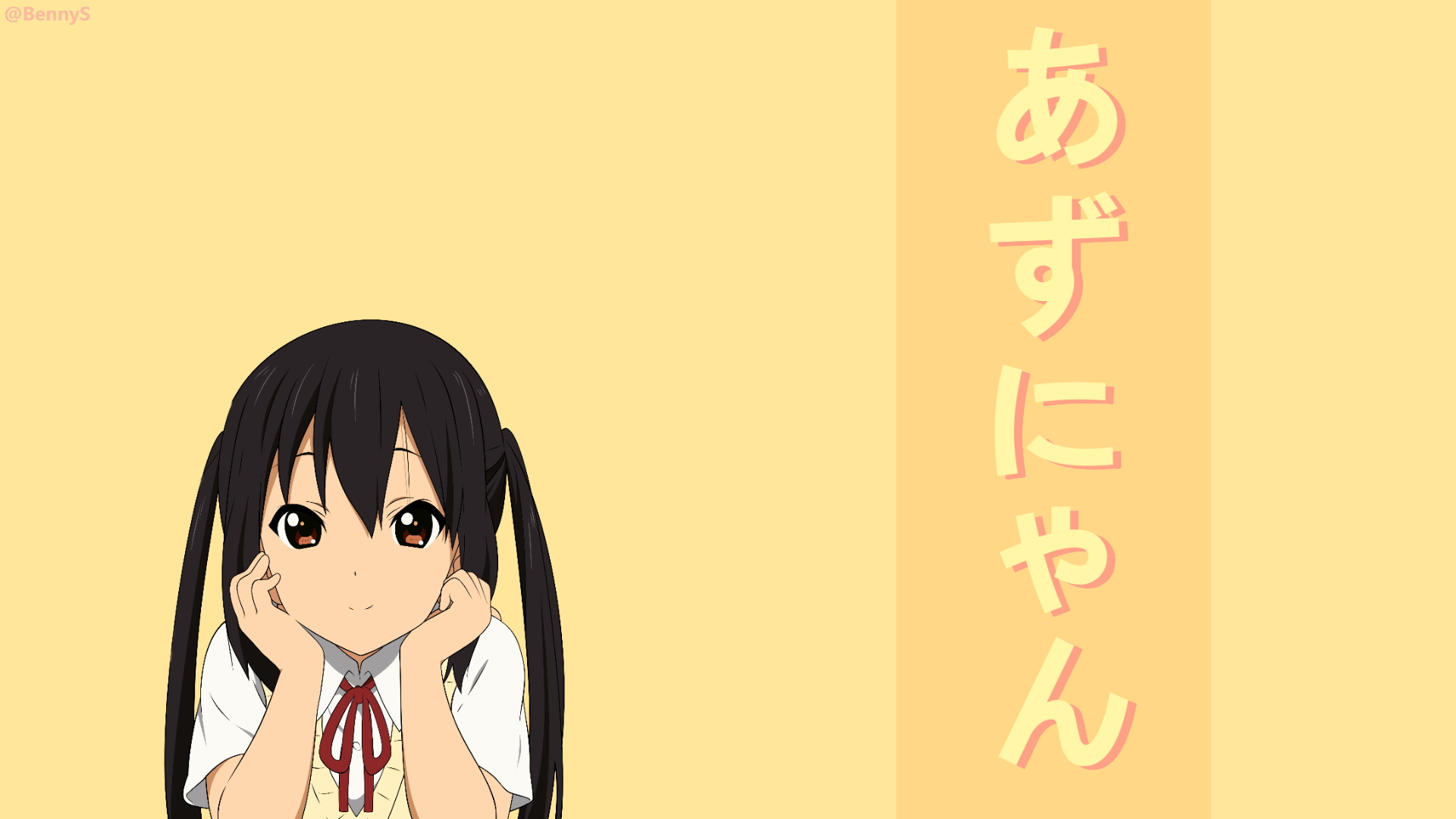 1009044 descargar imagen animado, ¡kon!, azusa nakano, kanji: fondos de pantalla y protectores de pantalla gratis