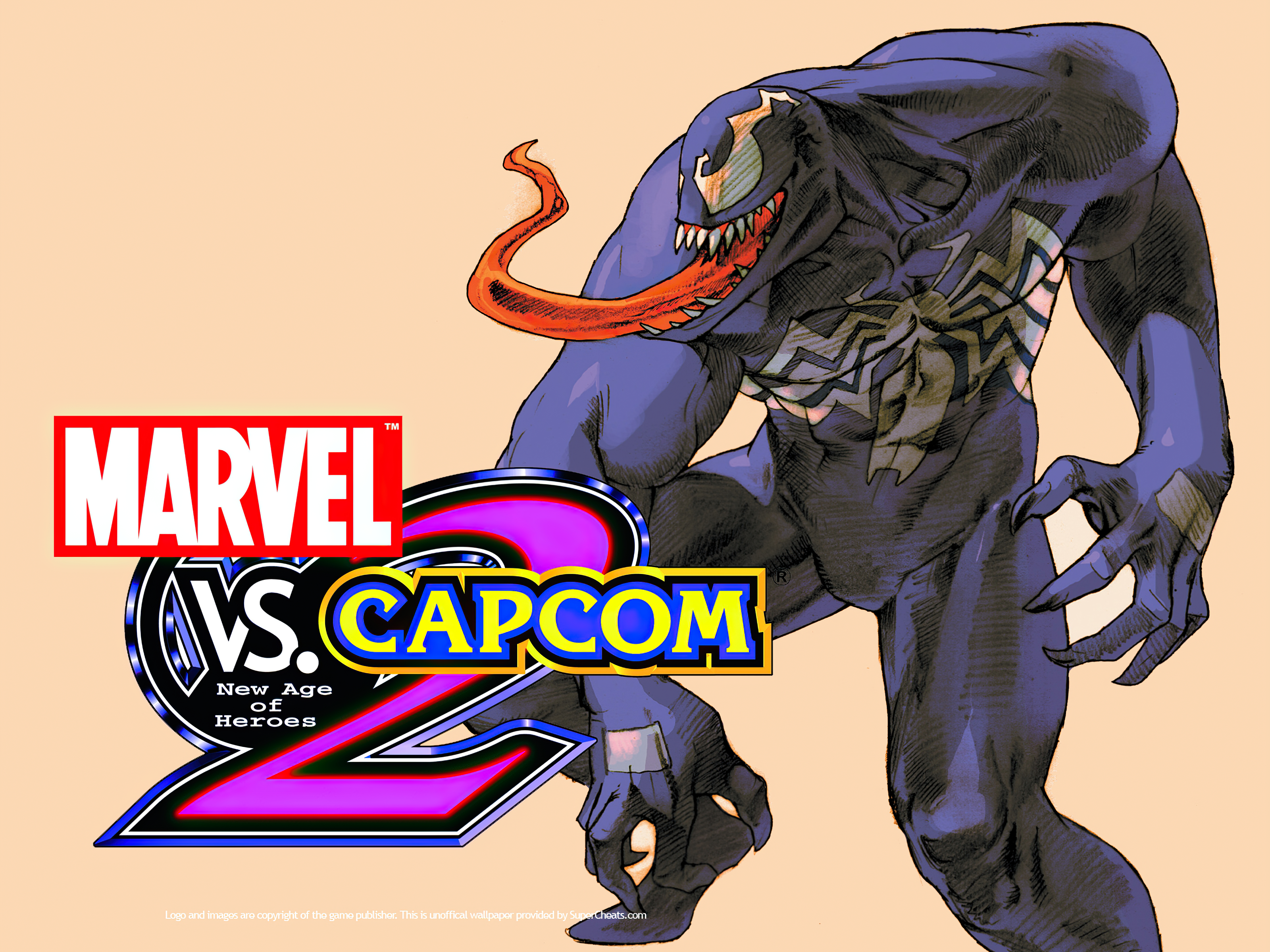 video game, marvel vs capcom 2, venom