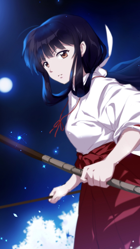 1294547 Hintergrundbild herunterladen animes, inuyasha, kikyō (inuyasha) - Bildschirmschoner und Bilder kostenlos