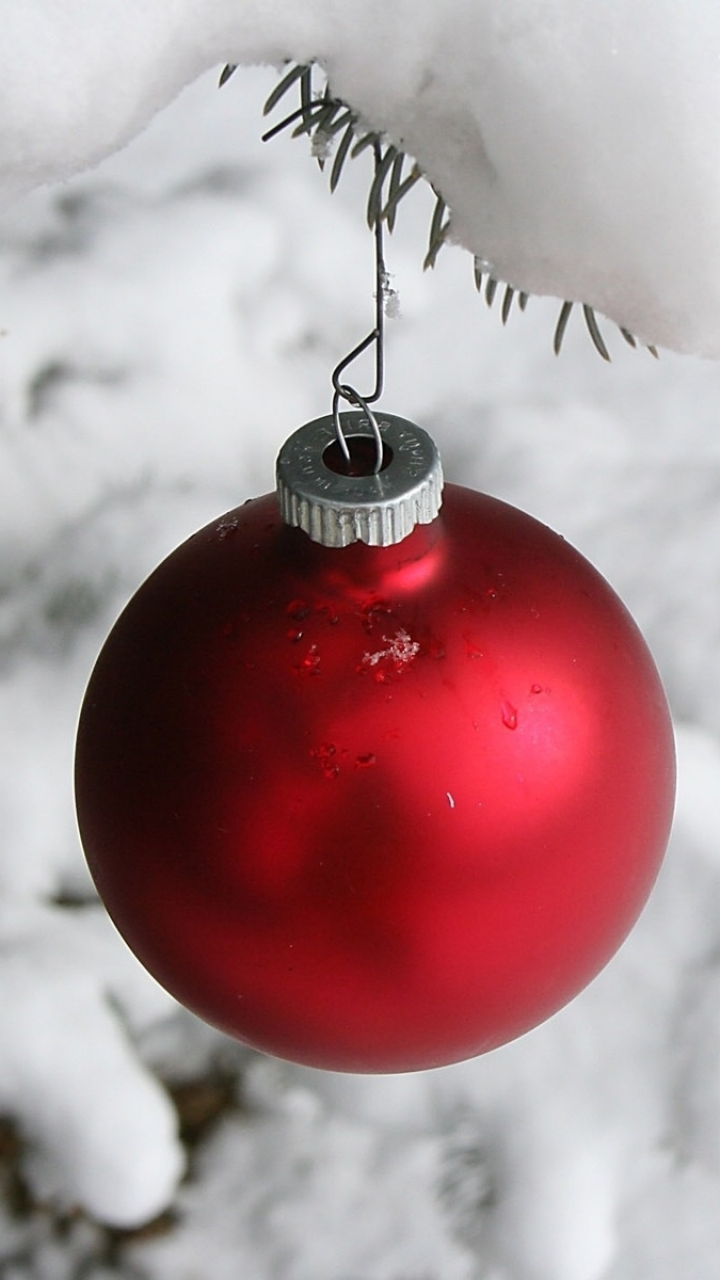 Download mobile wallpaper Winter, Snow, Christmas, Holiday, Christmas Ornaments for free.