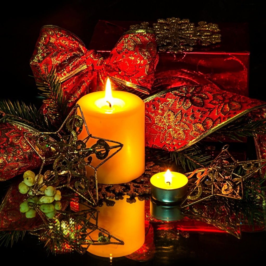 Téléchargez gratuitement l'image Noël, Vacances, Décorations De Noël, Bougie sur le bureau de votre PC