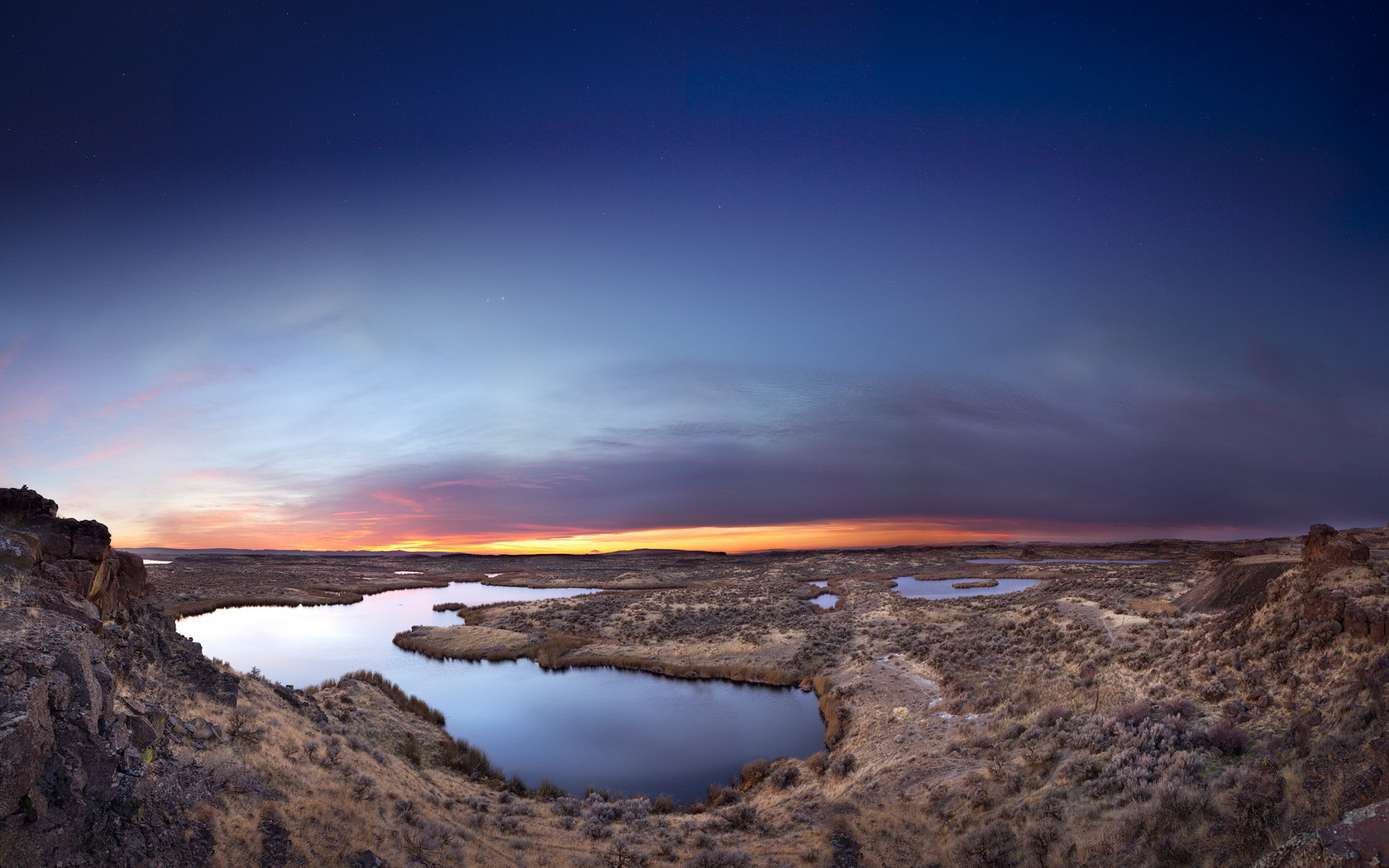 Free download wallpaper Landscape, Water, Sunset, Sky, Earth, Cloud, Scenic on your PC desktop