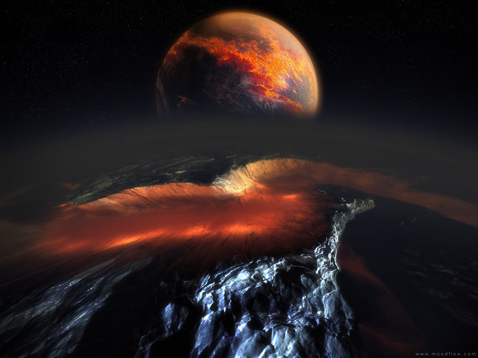 Free download wallpaper Planets, Bleach, Sci Fi on your PC desktop