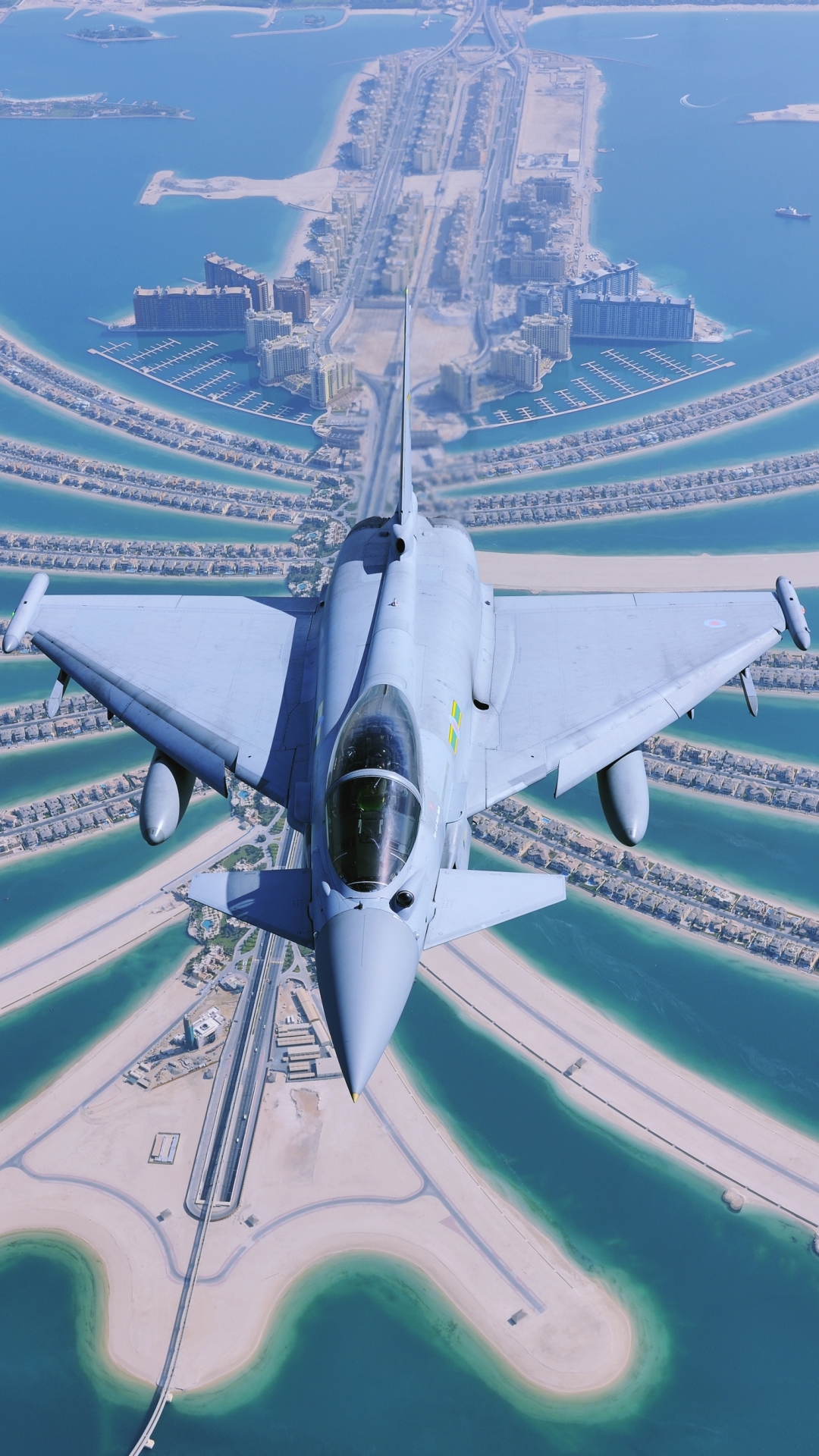 Handy-Wallpaper Flugzeuge, Dubai, Flugzeug, Militär, Düsenjäger, Eurofighter Taifun, Kampfflugzeug kostenlos herunterladen.