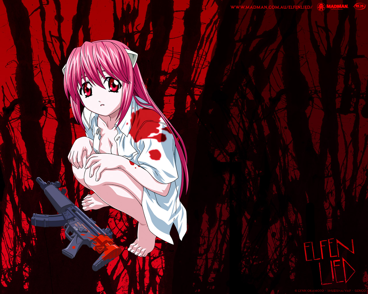 Baixe gratuitamente a imagem Anime, Lucy (Elfen Lied), Uma Canção Élfica na área de trabalho do seu PC
