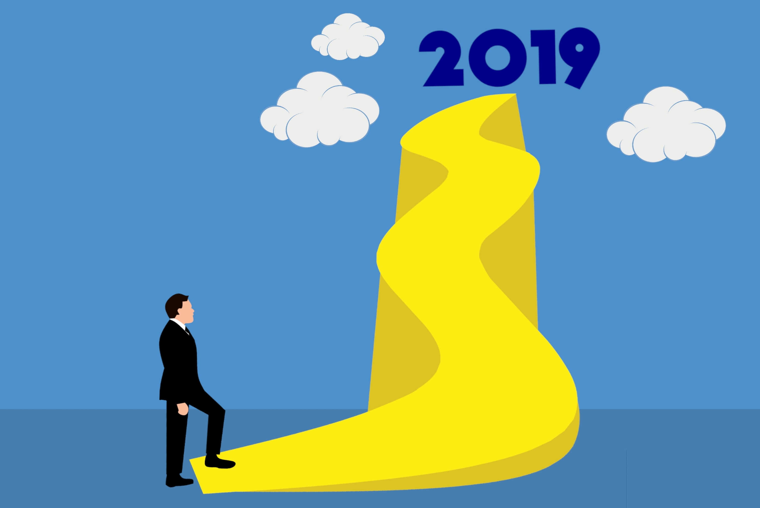 Laden Sie das Feiertage, Wolke, Neujahr 2019-Bild kostenlos auf Ihren PC-Desktop herunter