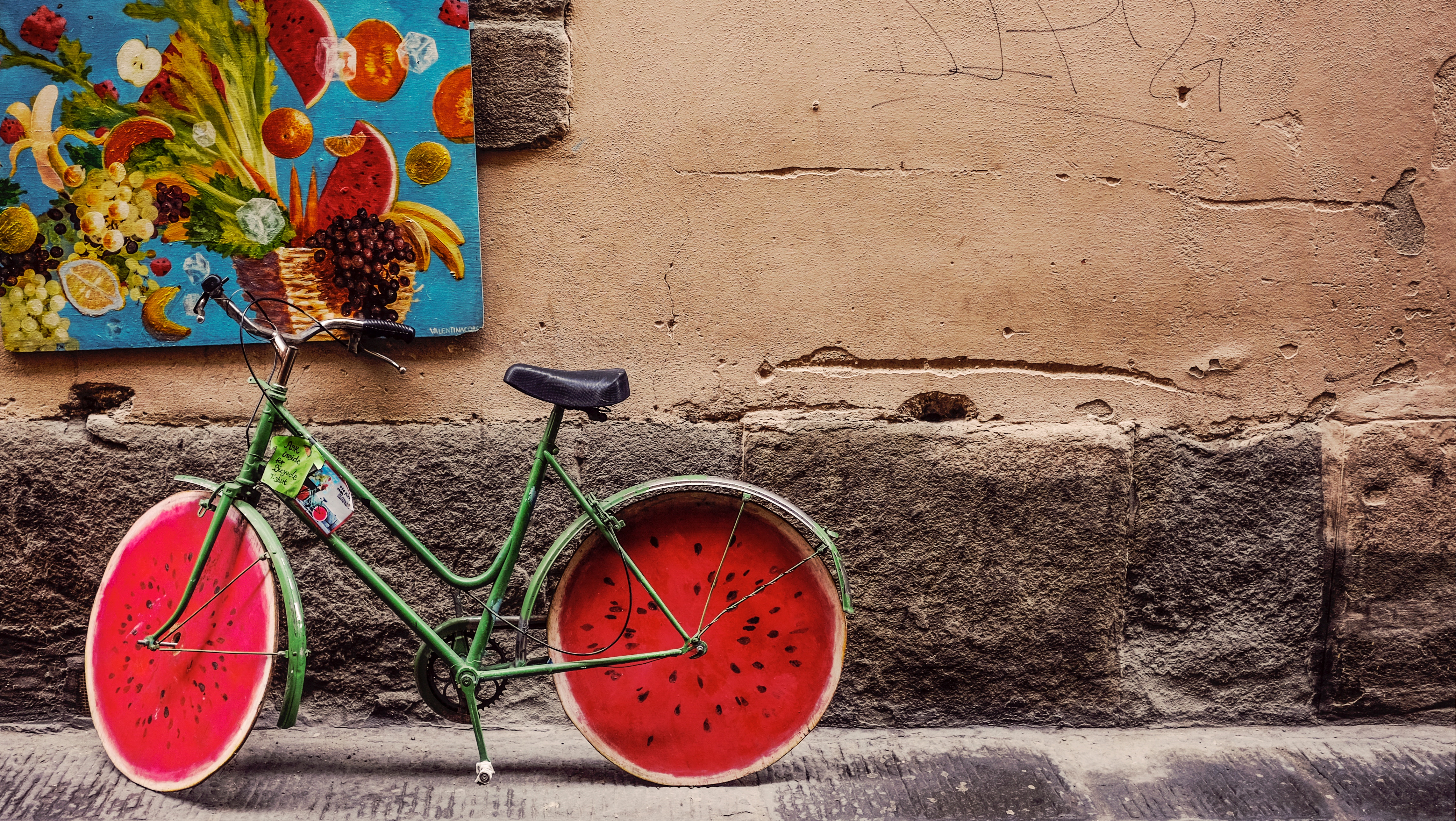picture, bright, miscellanea, miscellaneous, bicycle HD wallpaper