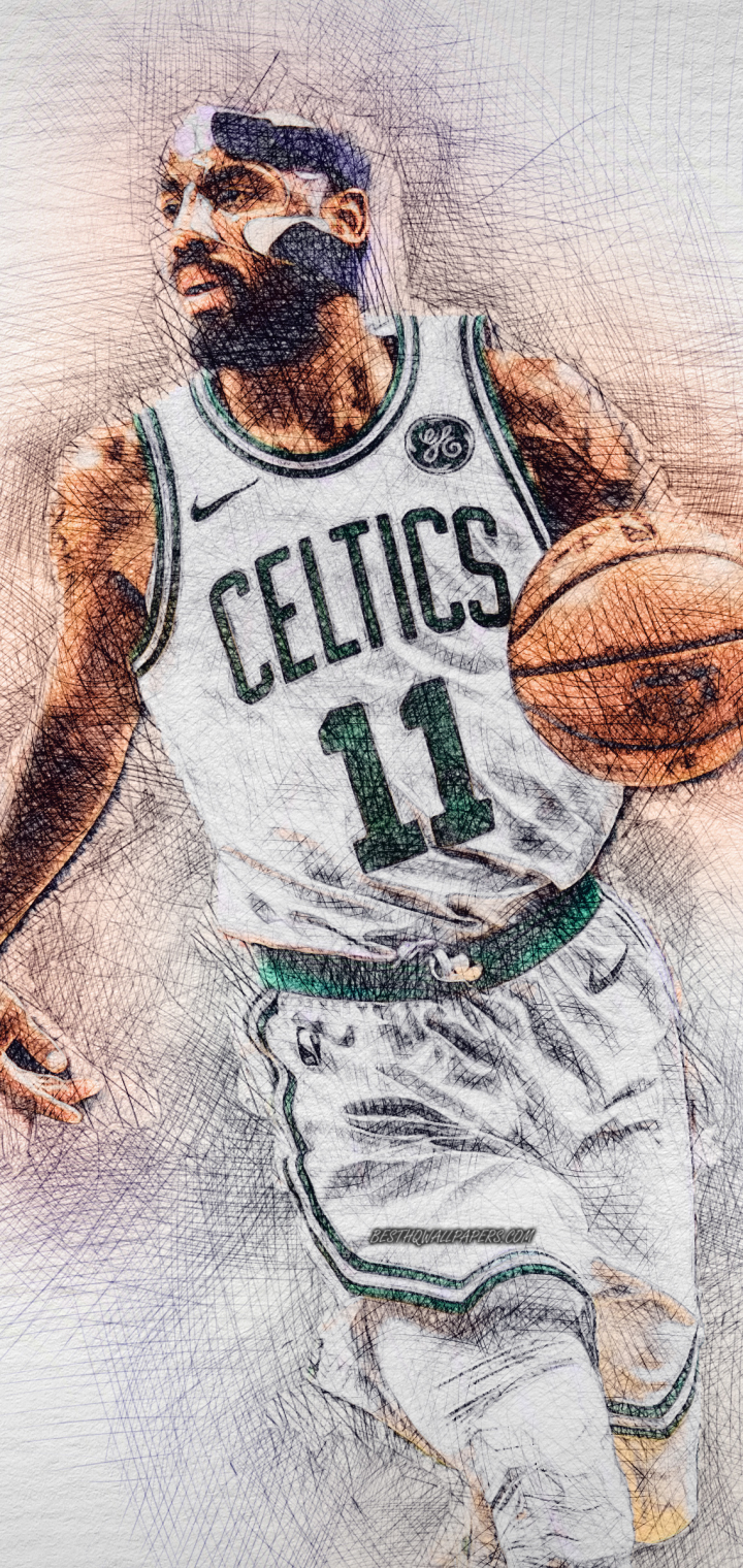 Download mobile wallpaper Sports, Basketball, Nba, Boston Celtics, Kyrie Irving for free.