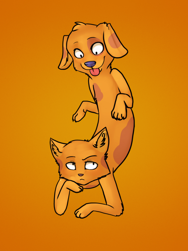 Handy-Wallpaper Fernsehserien, Catdog kostenlos herunterladen.