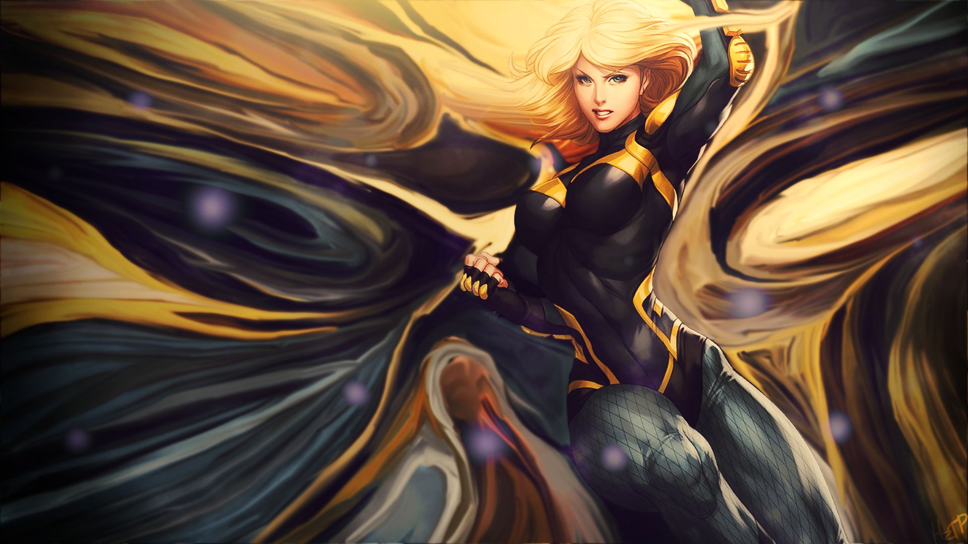 Download mobile wallpaper Blonde, Comics, Dc Comics, Black Canary for free.