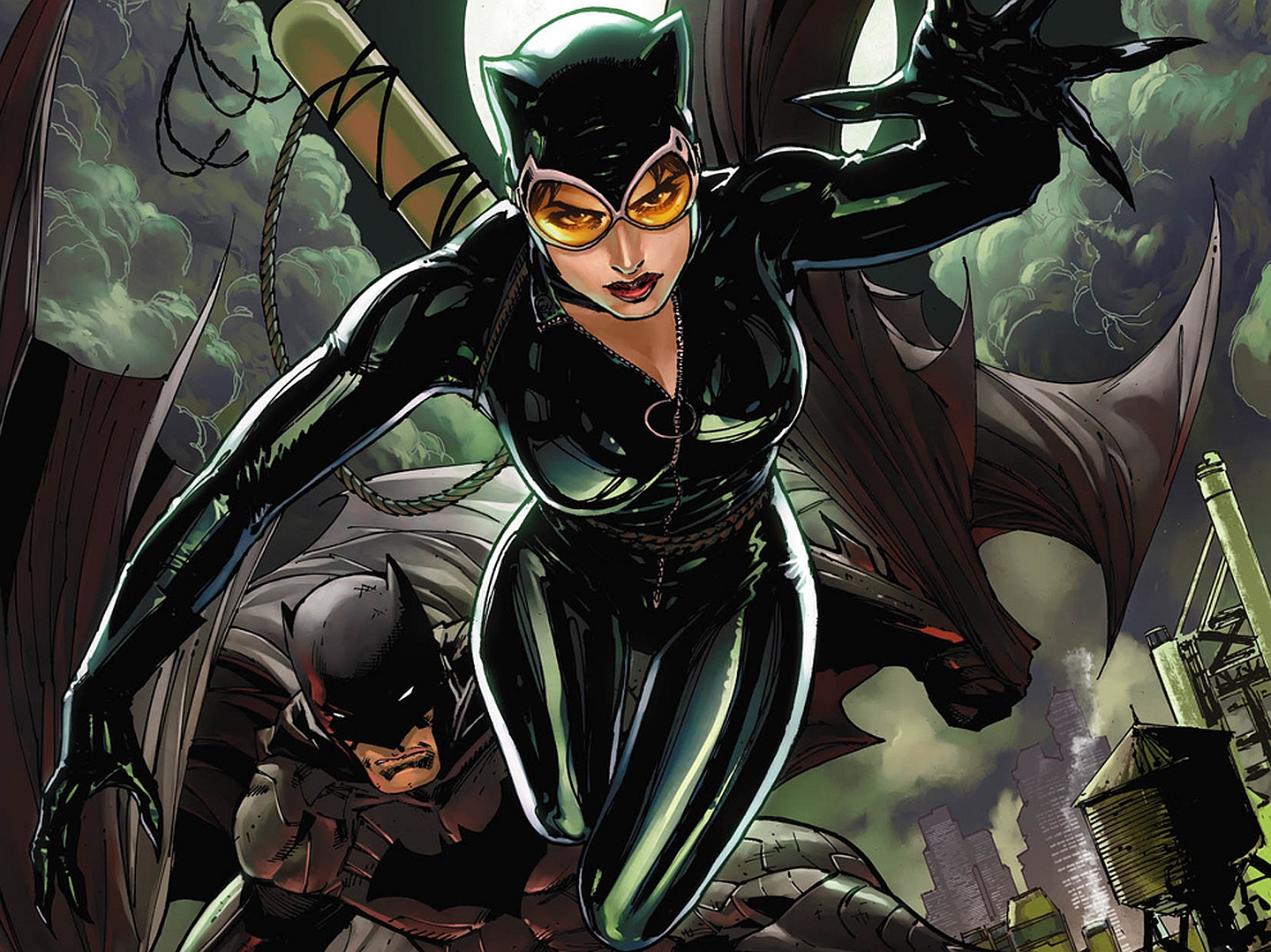 580206 Bild herunterladen comics, catwoman - Hintergrundbilder und Bildschirmschoner kostenlos