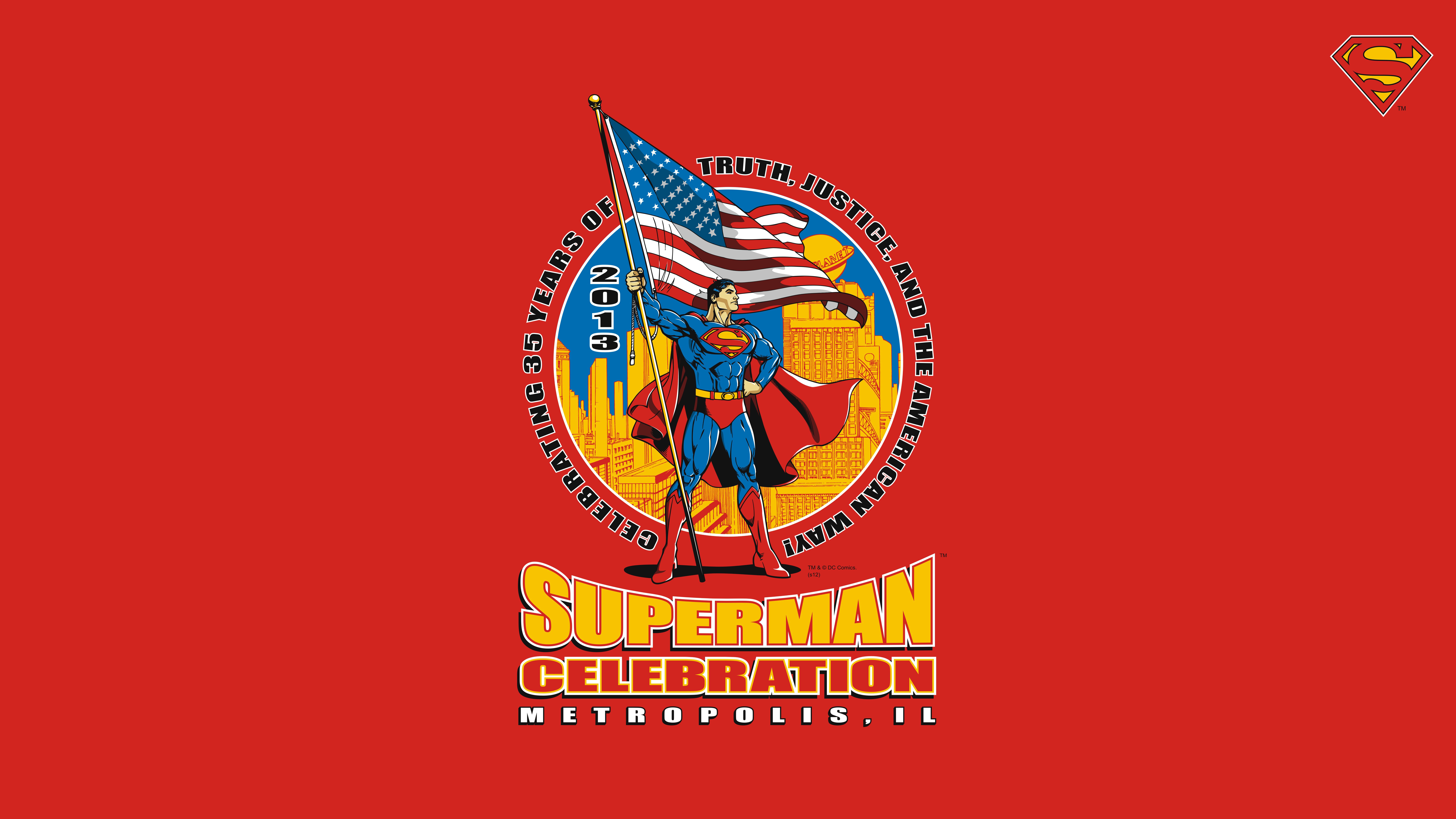 Handy-Wallpaper Amerikanische Flagge, Superman Der Film, Comics, Dc Comics kostenlos herunterladen.