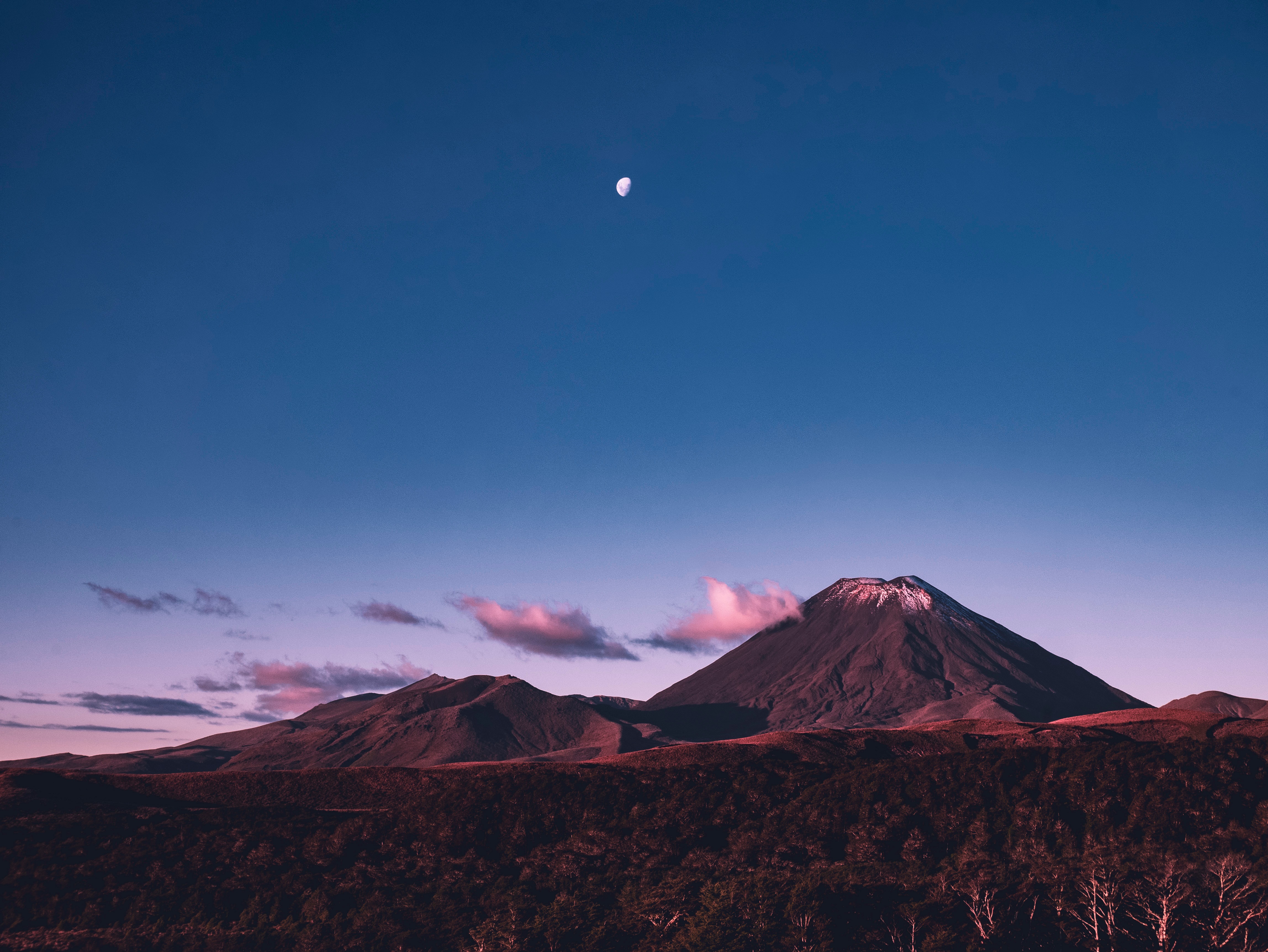 Free download wallpaper Landscape, Moon, Mountain, Earth, Volcano, Volcanoes on your PC desktop