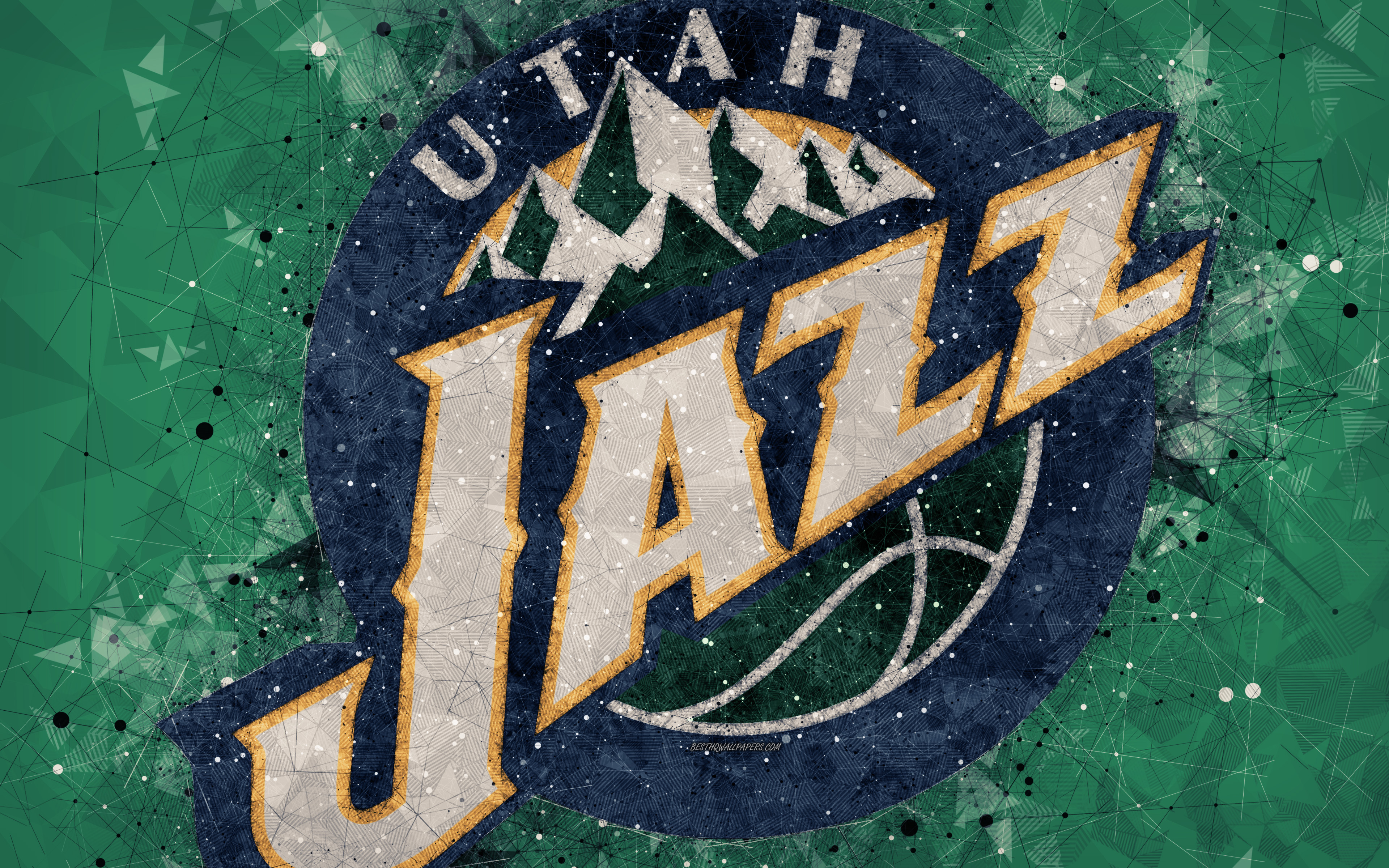 Handy-Wallpaper Sport, Basketball, Logo, Nba, Utah Jazz kostenlos herunterladen.