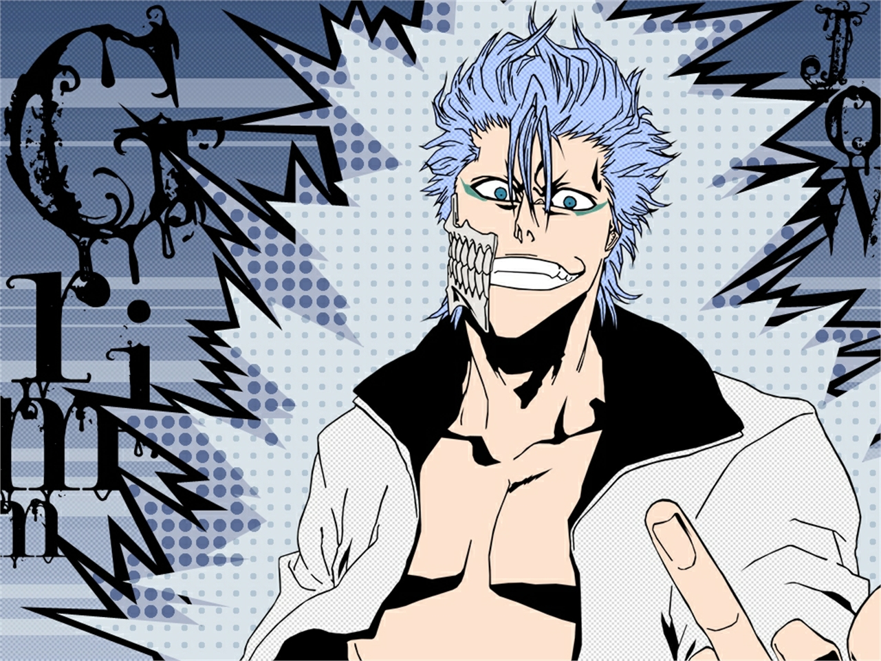 Download mobile wallpaper Anime, Bleach, Grimmjow Jaegerjaquez for free.