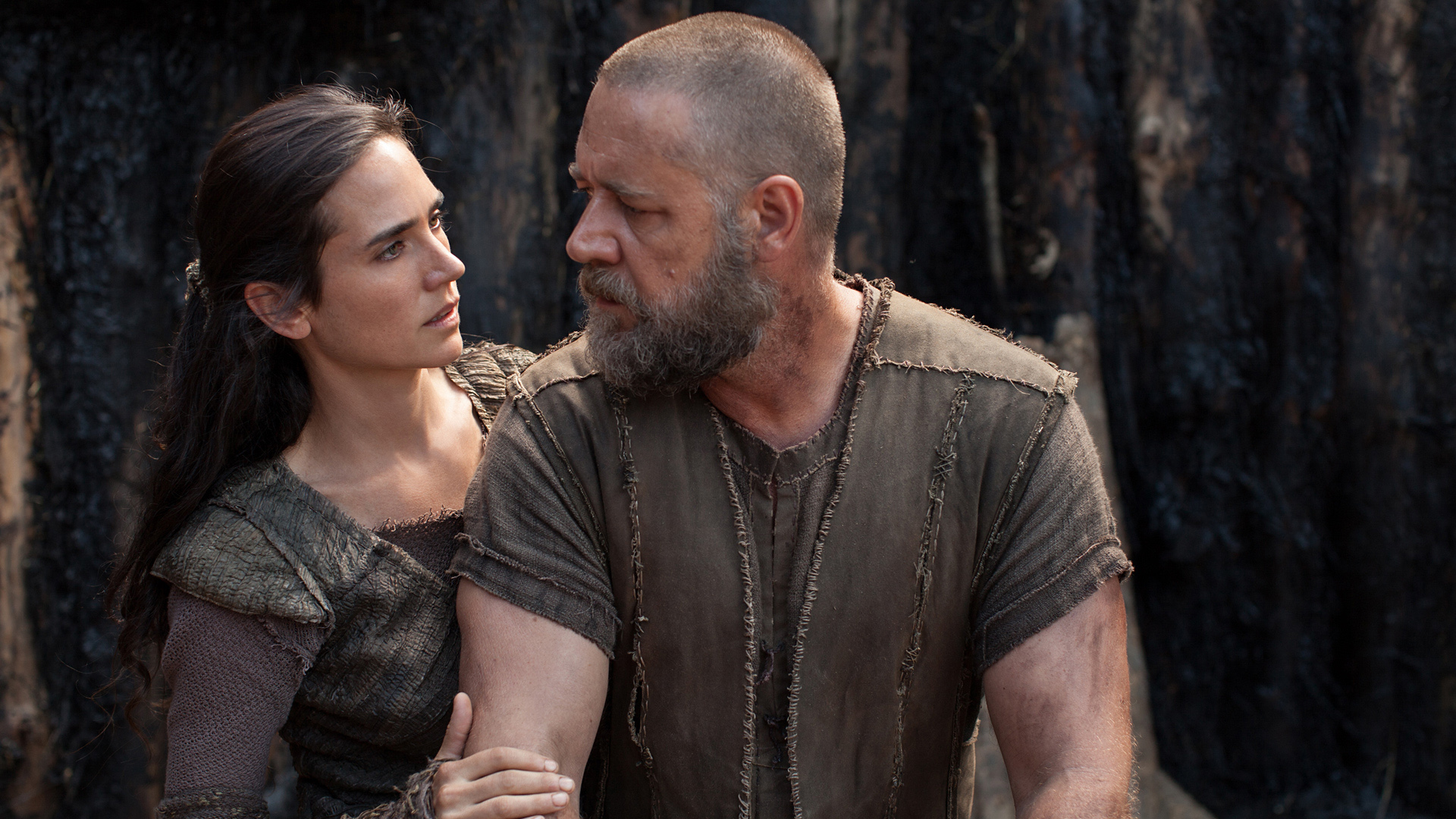 Download mobile wallpaper Movie, Jennifer Connelly, Russell Crowe, Noah for free.