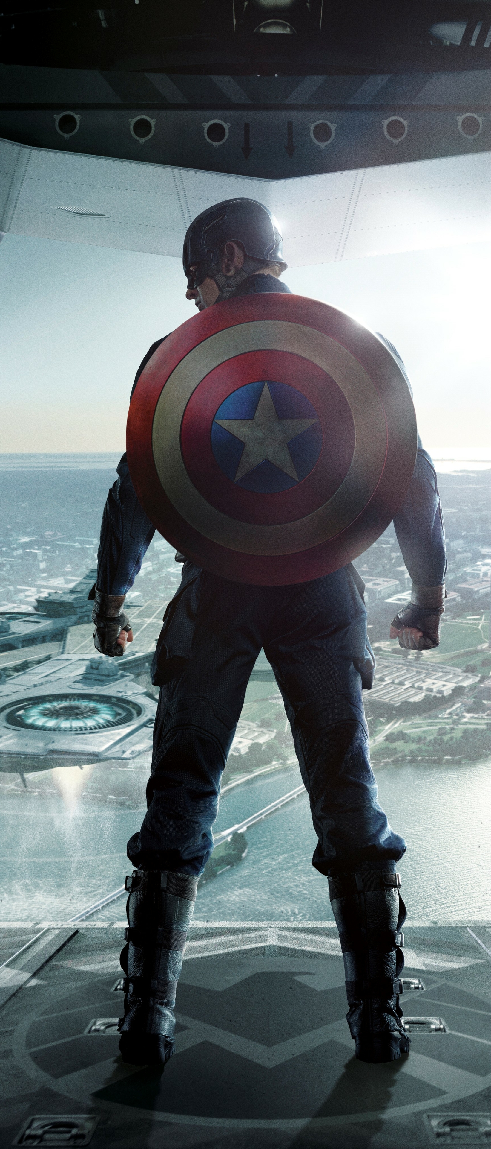 Скачать обои бесплатно Кино, Капитан Америка, Крис Эванс, Первый Мститель: Другая Война картинка на рабочий стол ПК