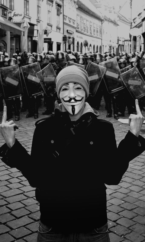 Download mobile wallpaper Dark, Anonymous, Anarchy for free.